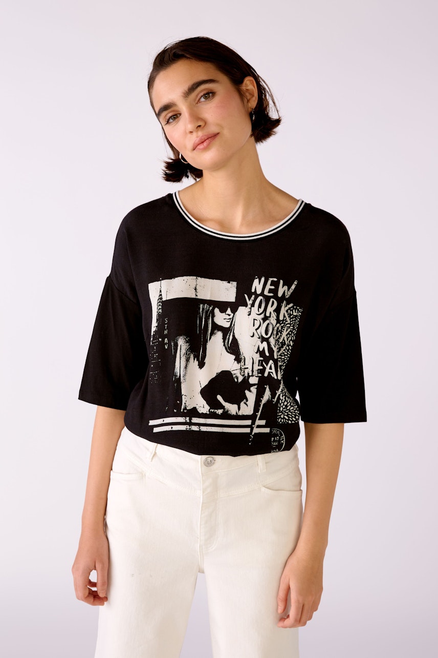 Bild 3 von Blouse shirt - black in black | Oui