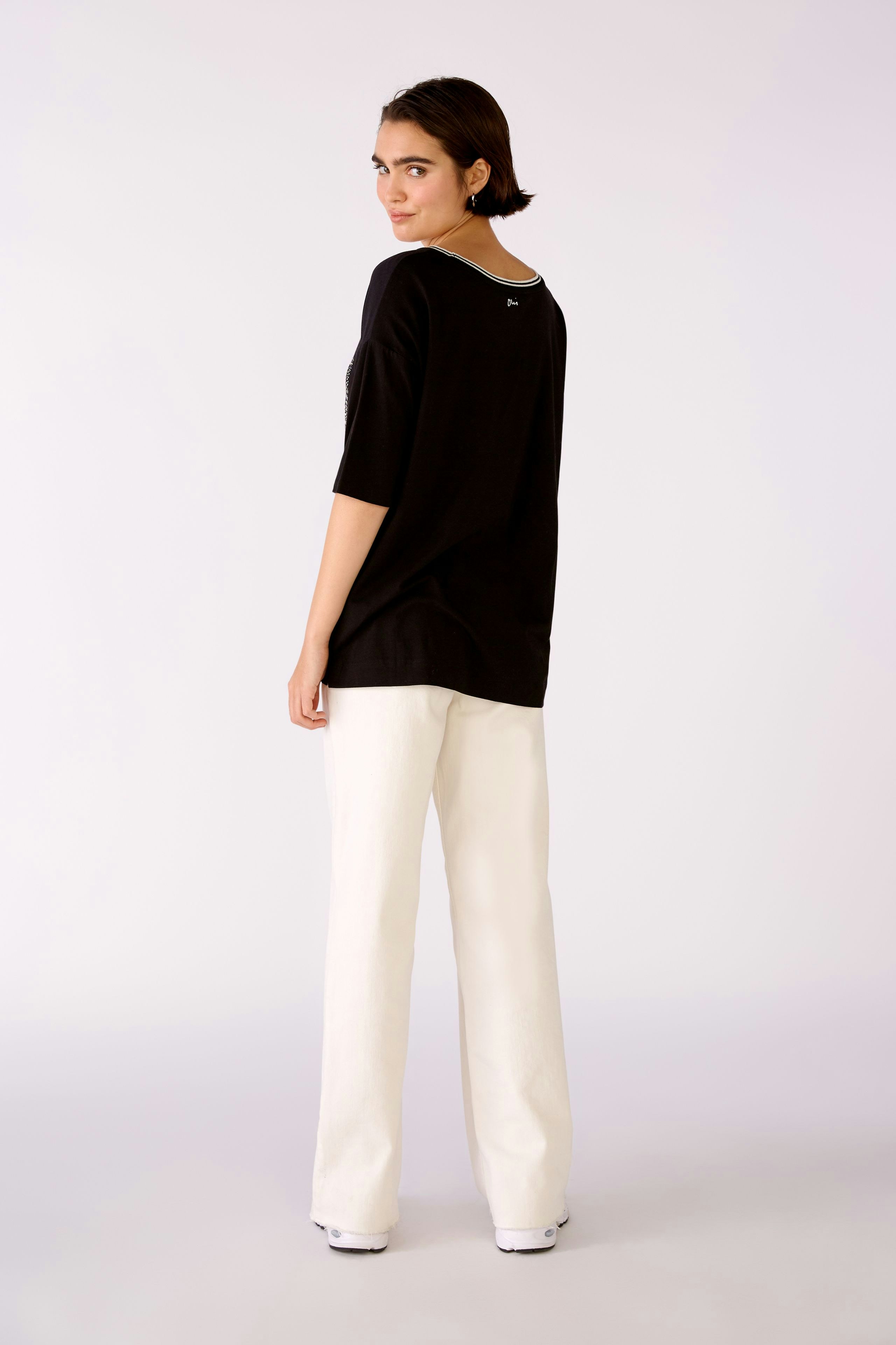 Bild 4 von Blusenshirt - black in black | Oui