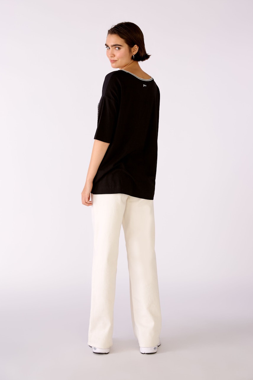 Bild 4 von Blouse shirt - black in black | Oui