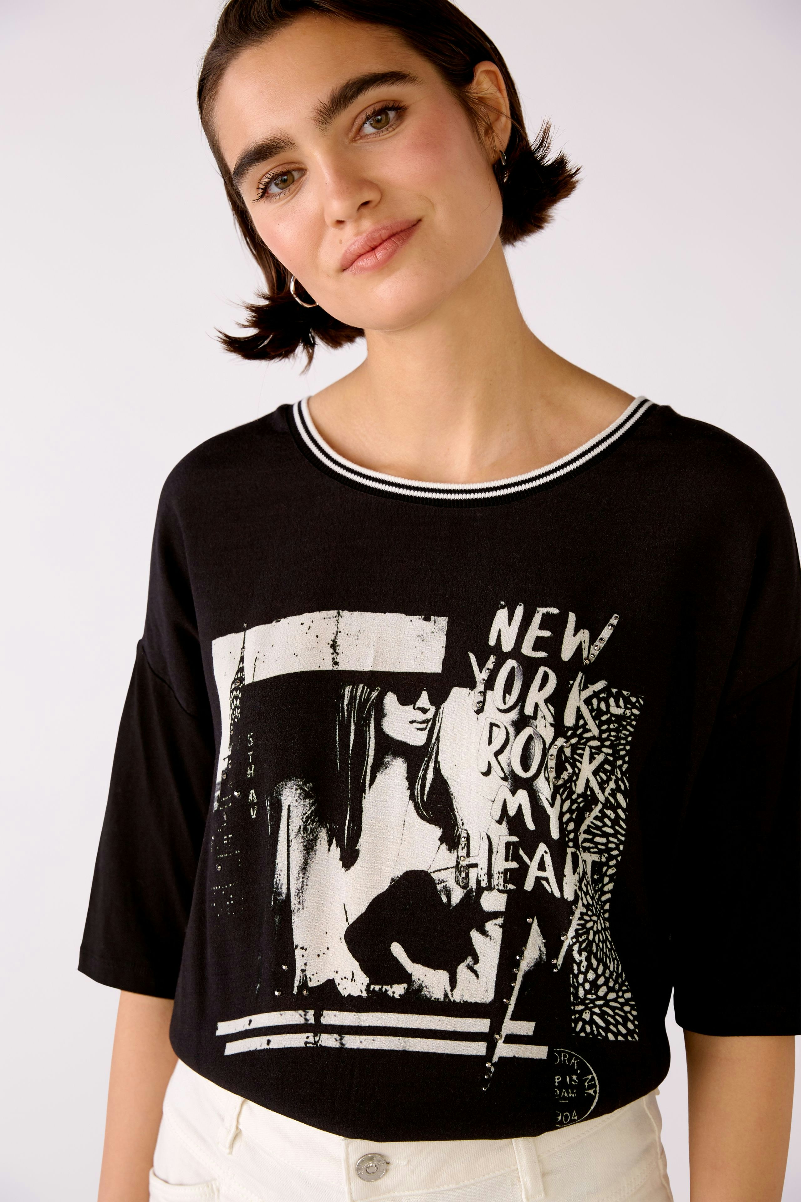 Bild 5 von Blusenshirt - black in black | Oui