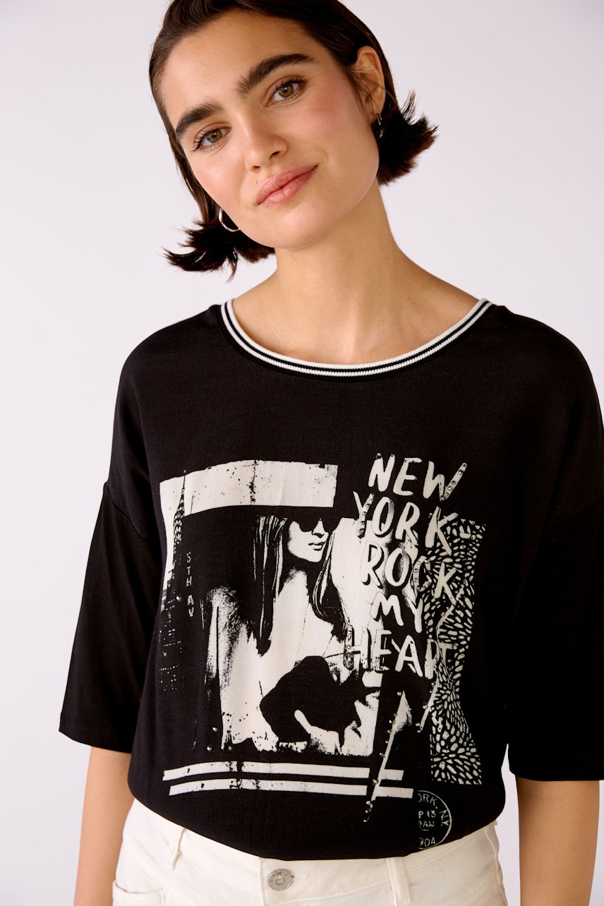 Bild 5 von Blouse shirt - black in black | Oui