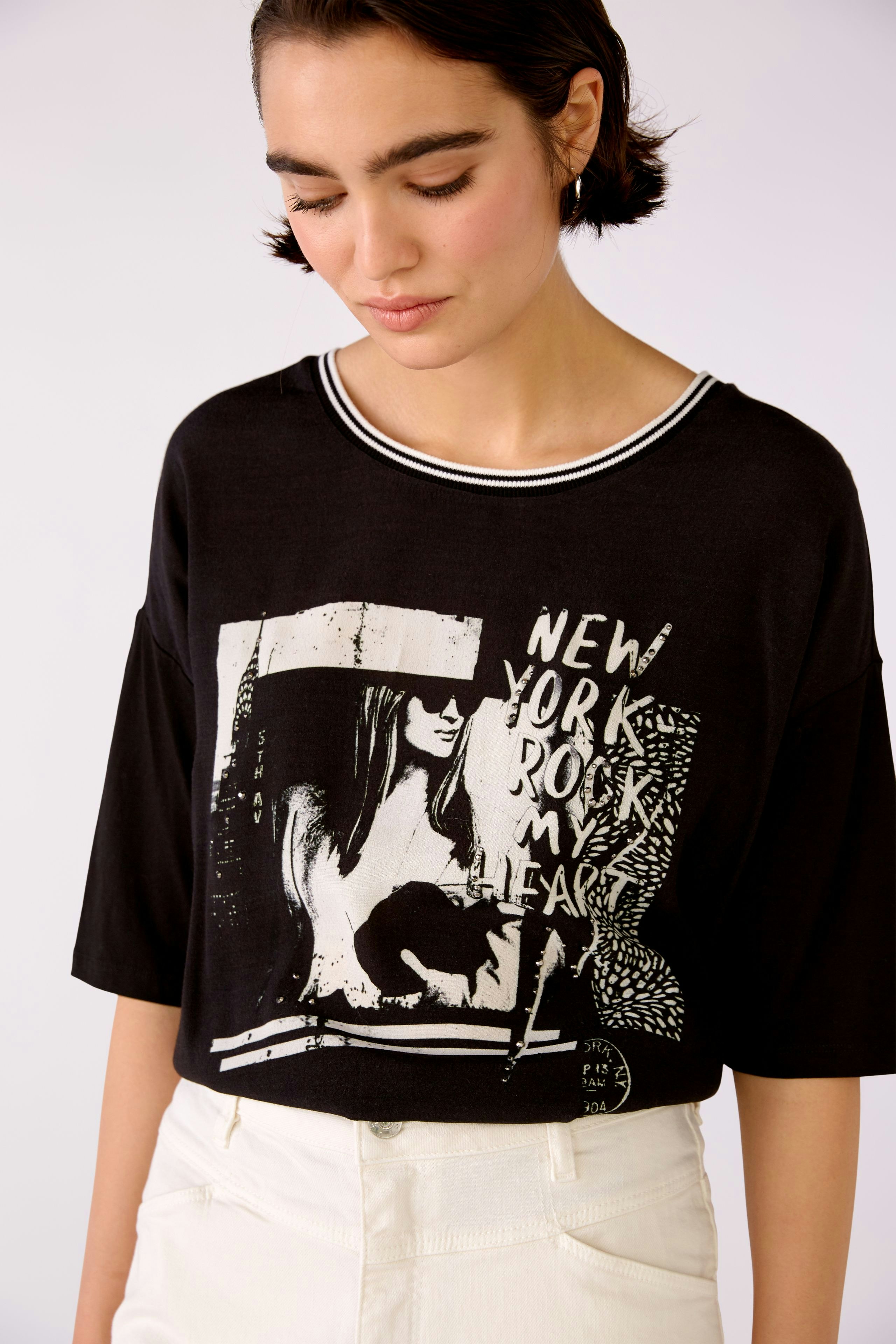 Bild 6 von Blusenshirt - black in black | Oui