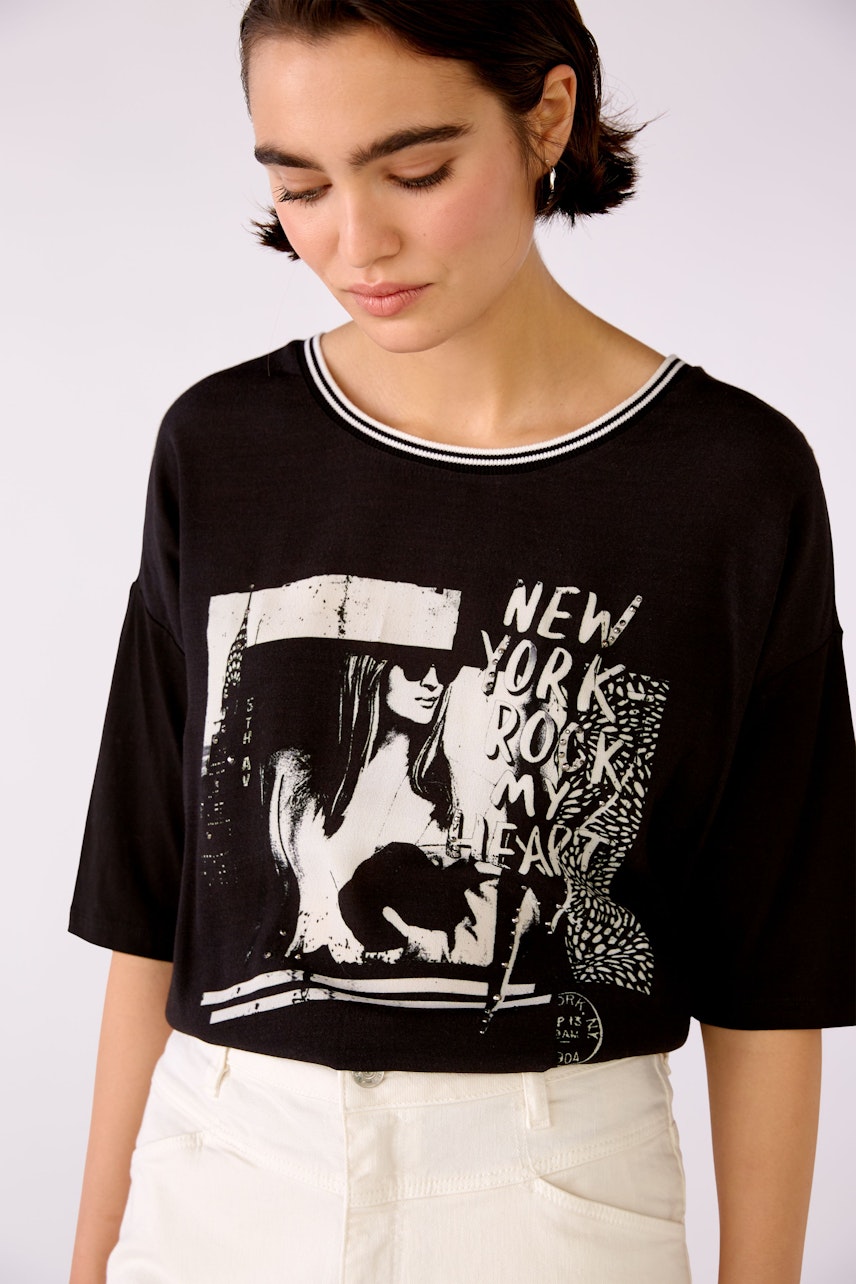 Bild 6 von Blouse shirt - black in black | Oui