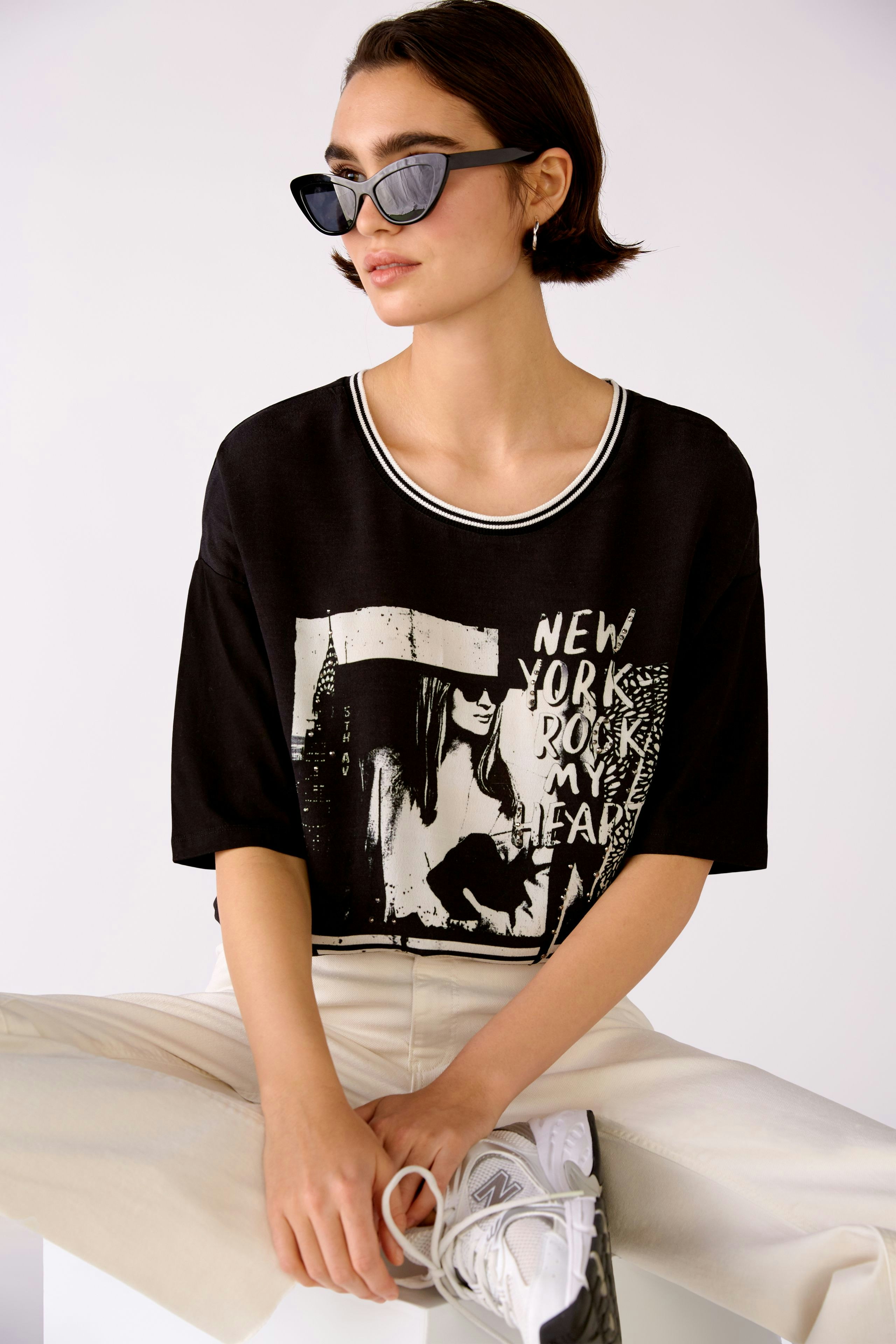 Bild 7 von Blusenshirt - black in black | Oui