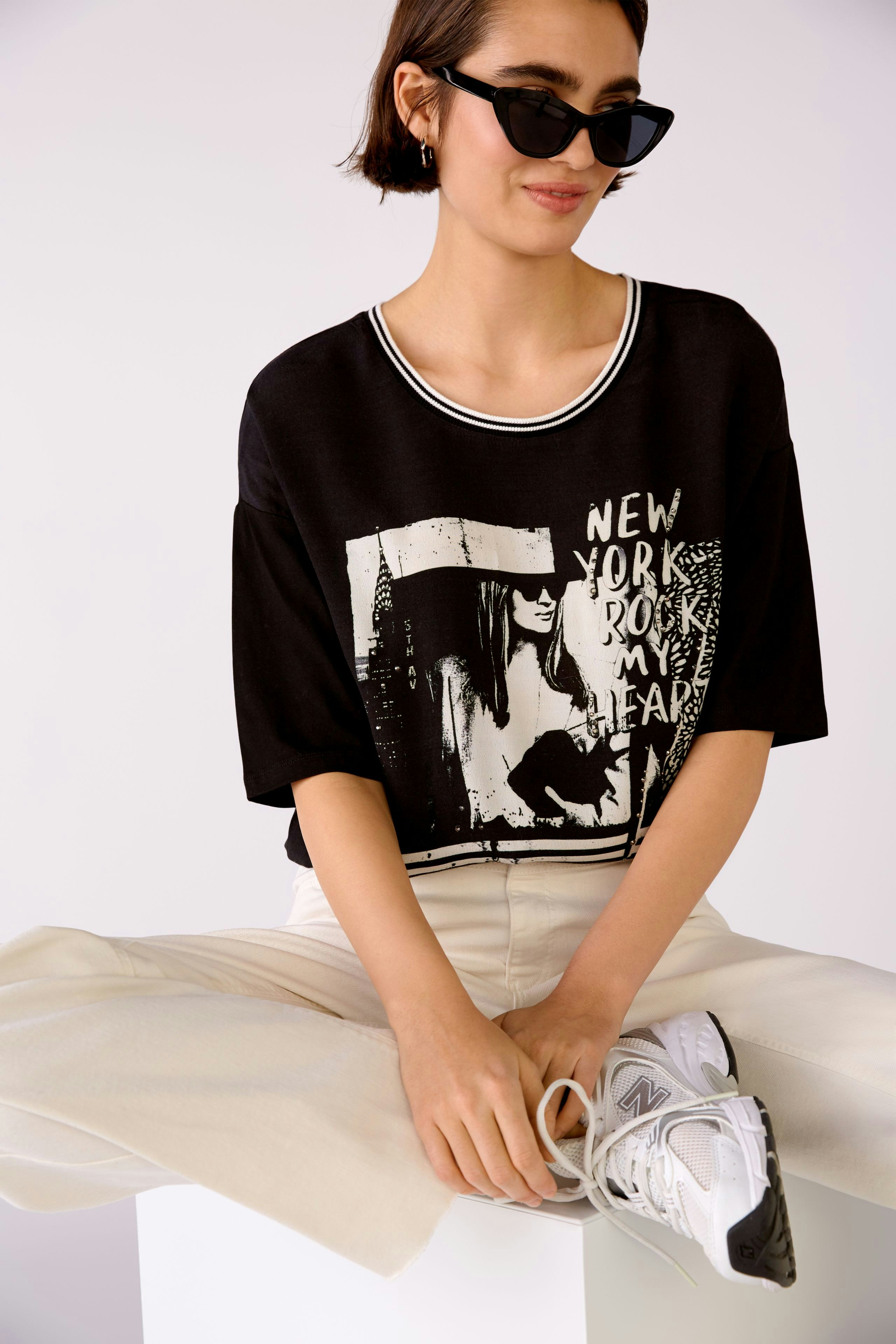 Bild 1 von Blusenshirt - black in black | Oui