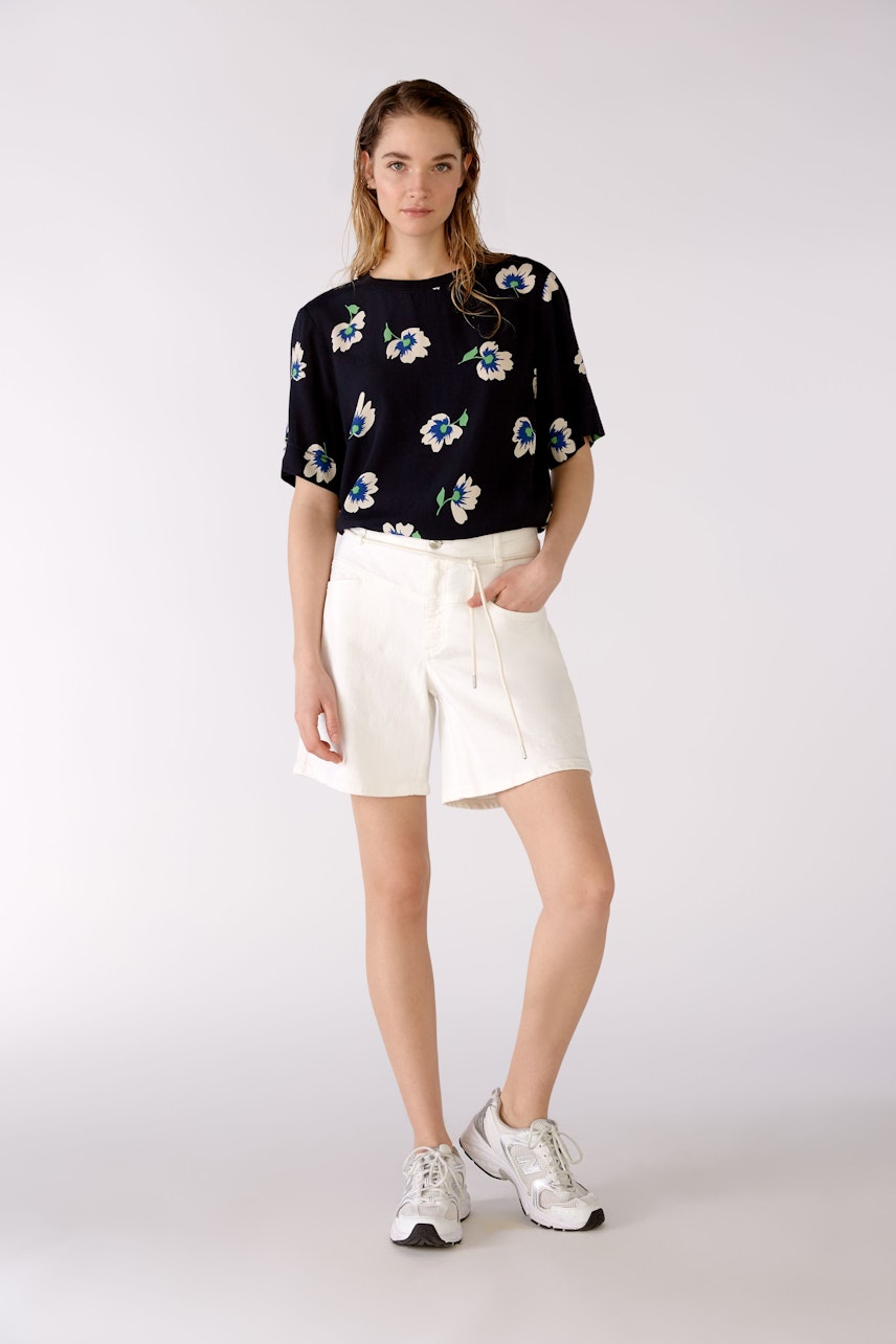 Bild 2 von Blouse shirt - dark blue white in dark blue white | Oui