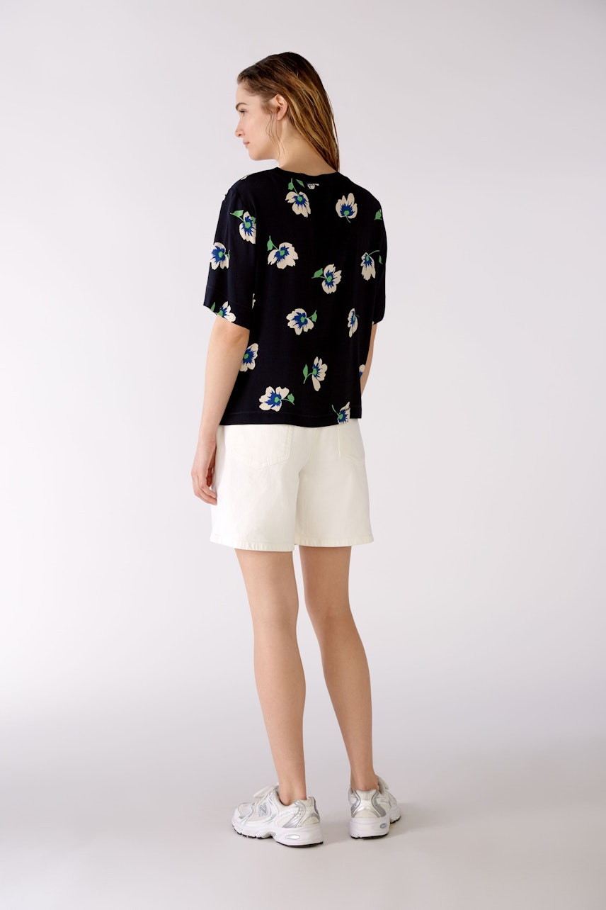 Bild 4 von Blouse shirt - dark blue white in dark blue white | Oui