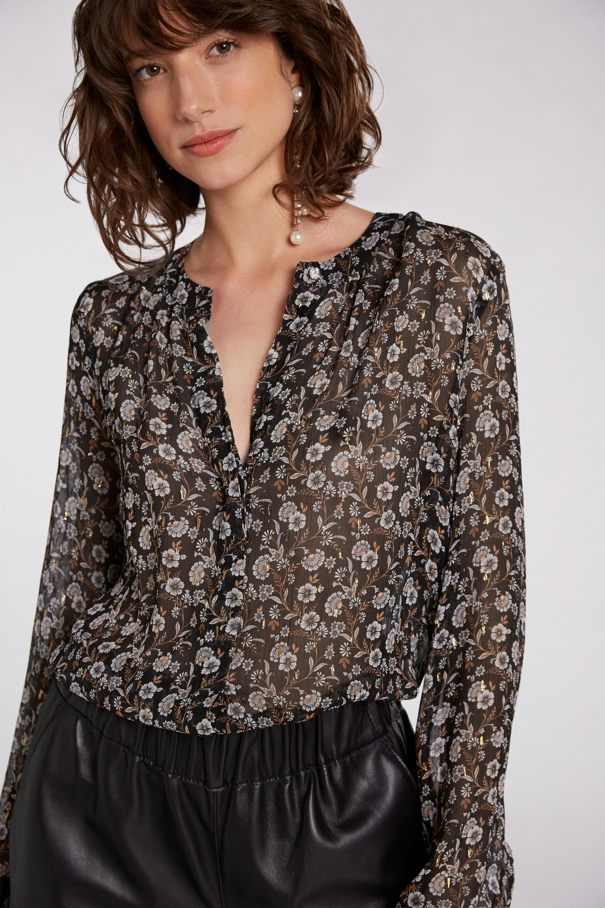 Bild 5 von Blouse - black camel in black camel | Oui