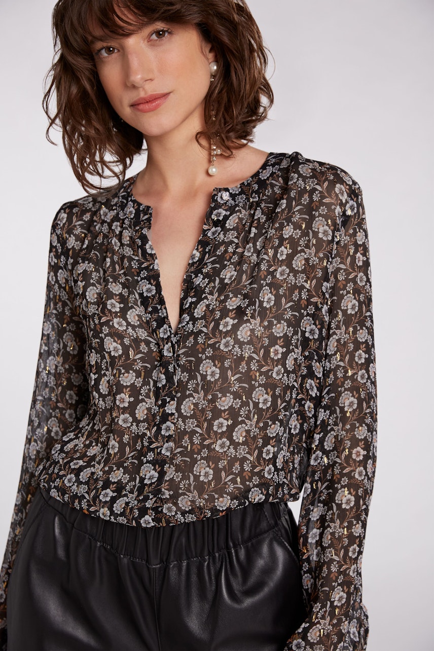 Bild 5 von Blouse - black camel in black camel | Oui