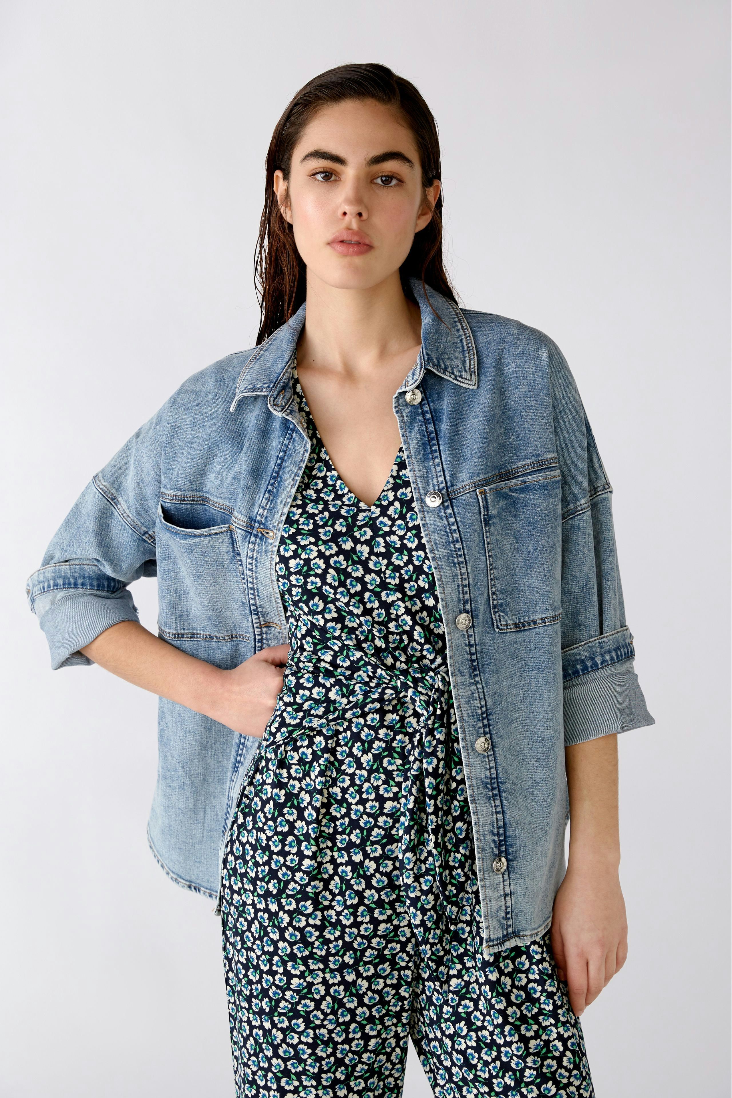 Bild 3 von Overshirt - blue denim in blue denim | Oui