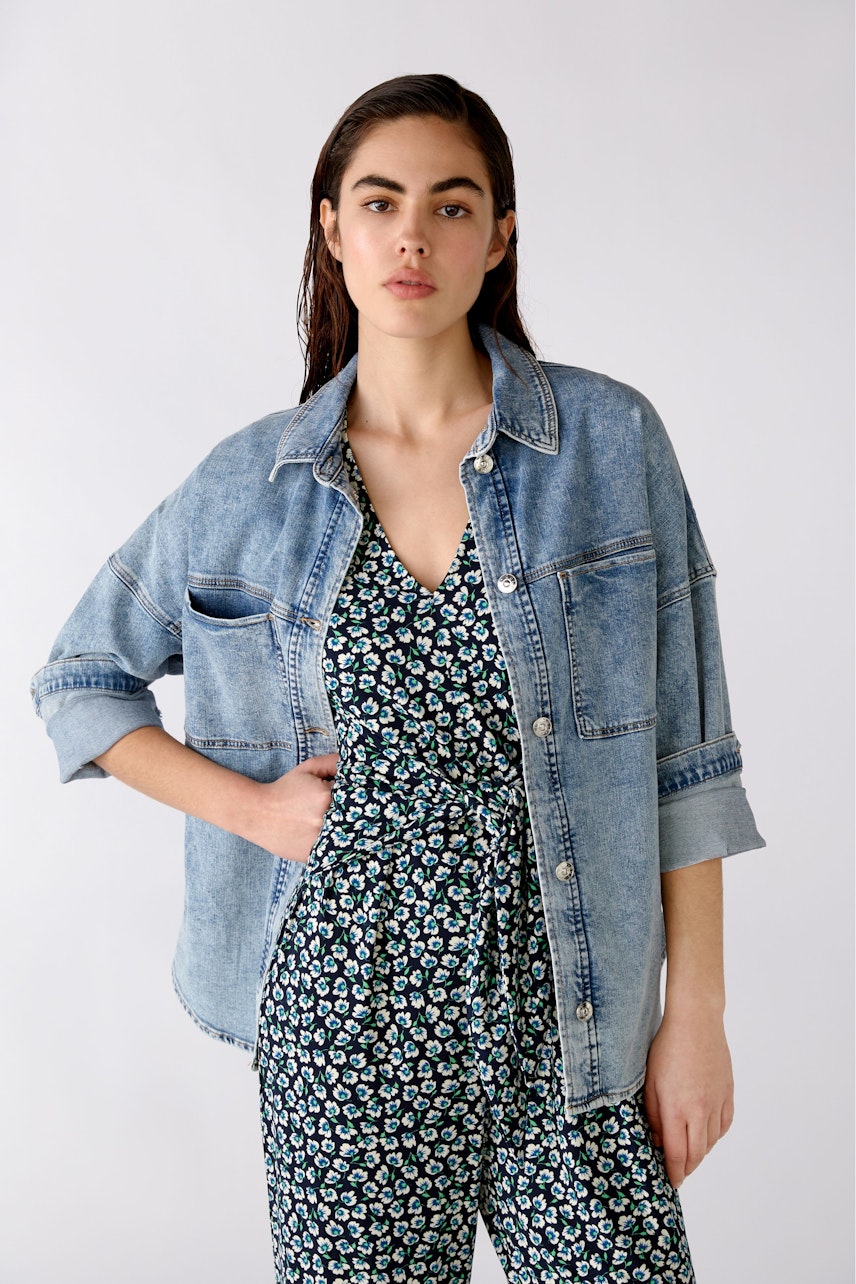 Bild 3 von Overshirt - blue denim in blue denim | Oui