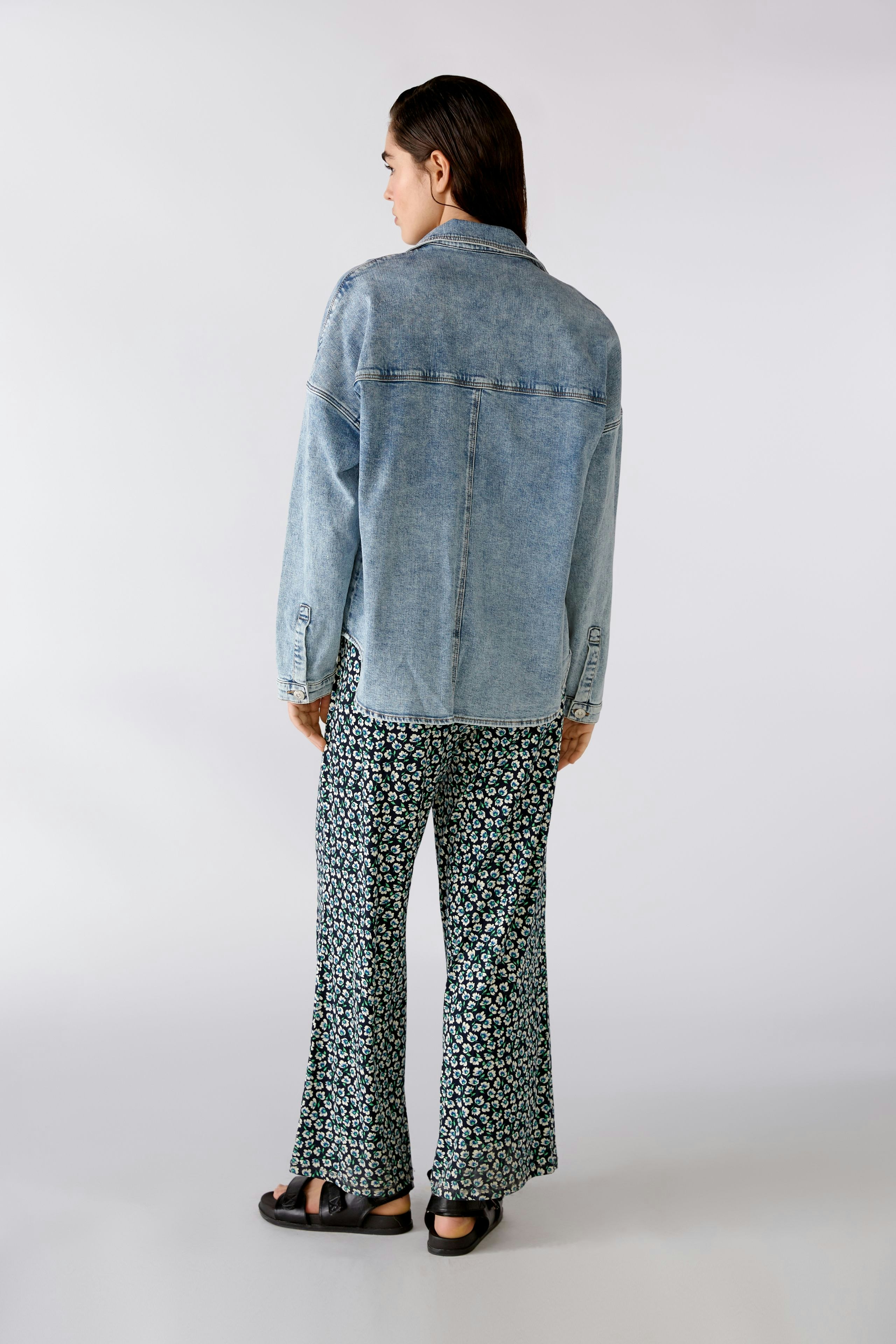 Bild 4 von Overshirt - blue denim in blue denim | Oui