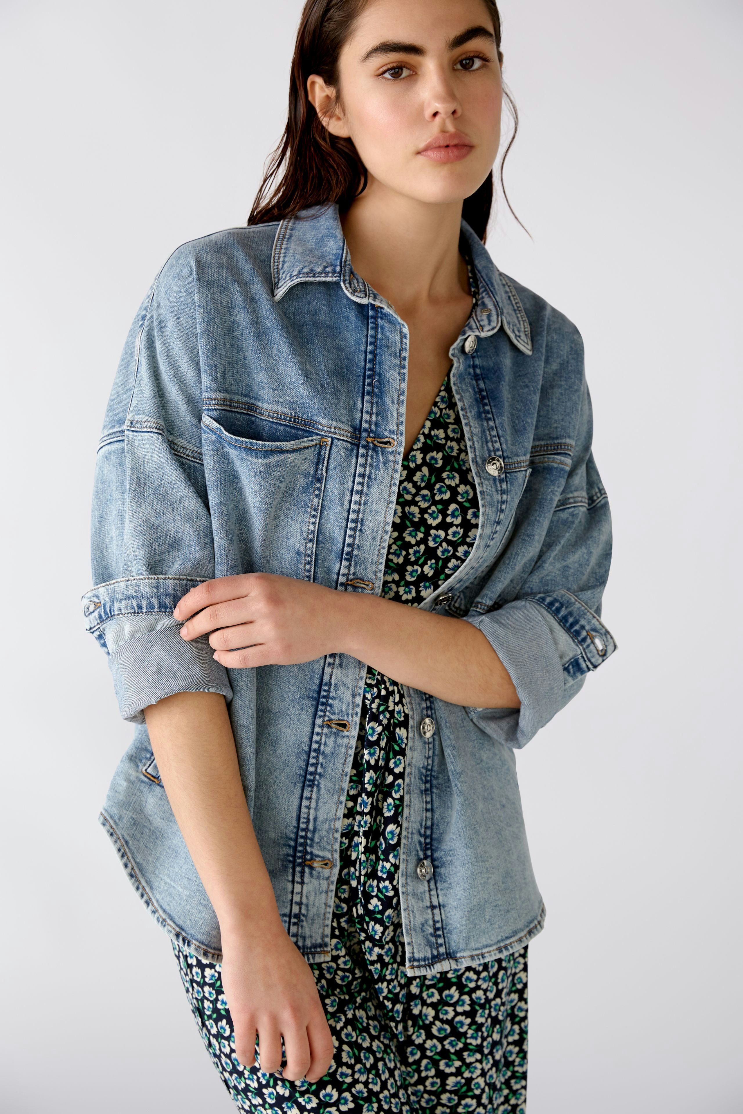 Bild 1 von Overshirt - blue denim in blue denim | Oui