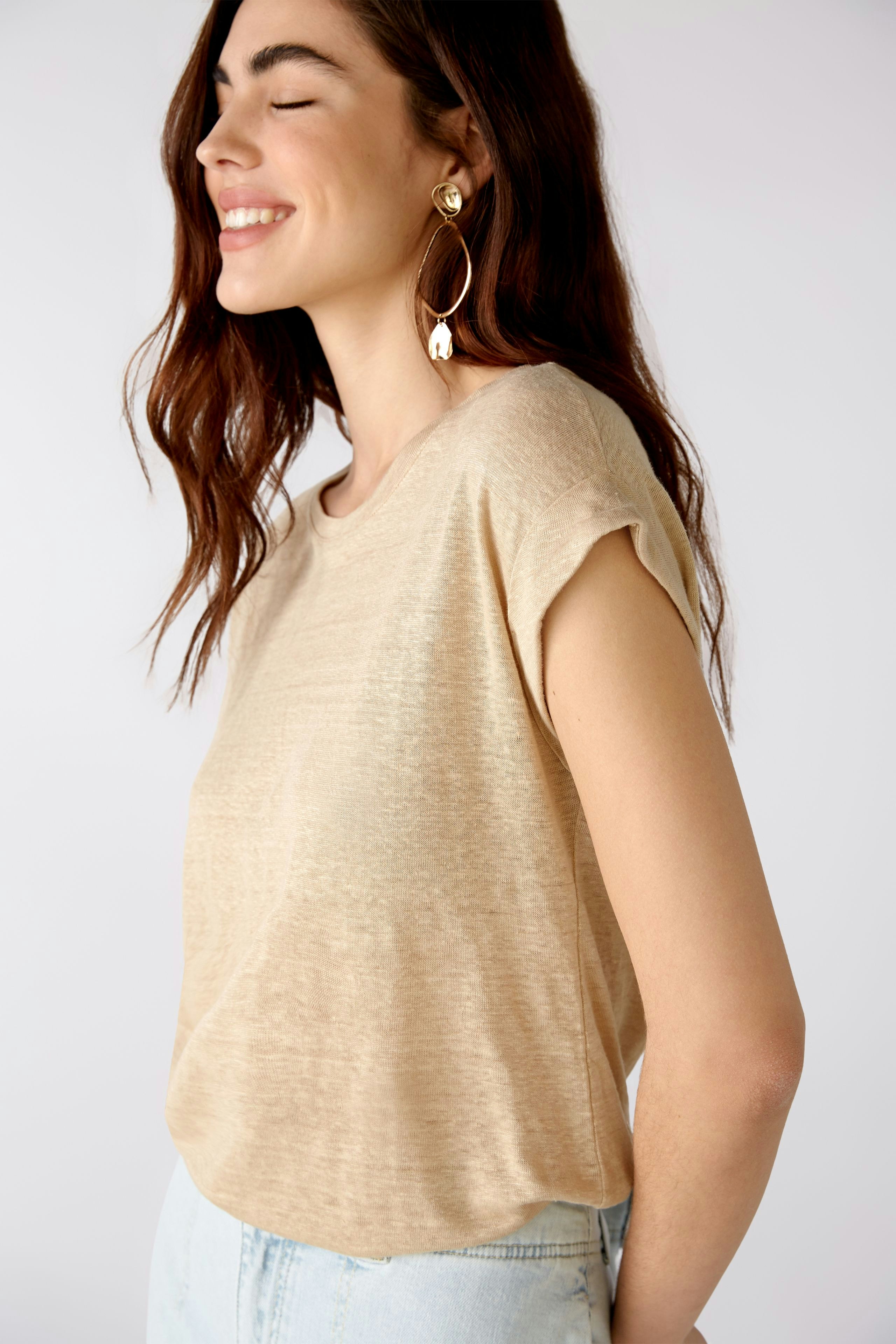 Bild 1 von T-Shirt - light stone in light stone | Oui