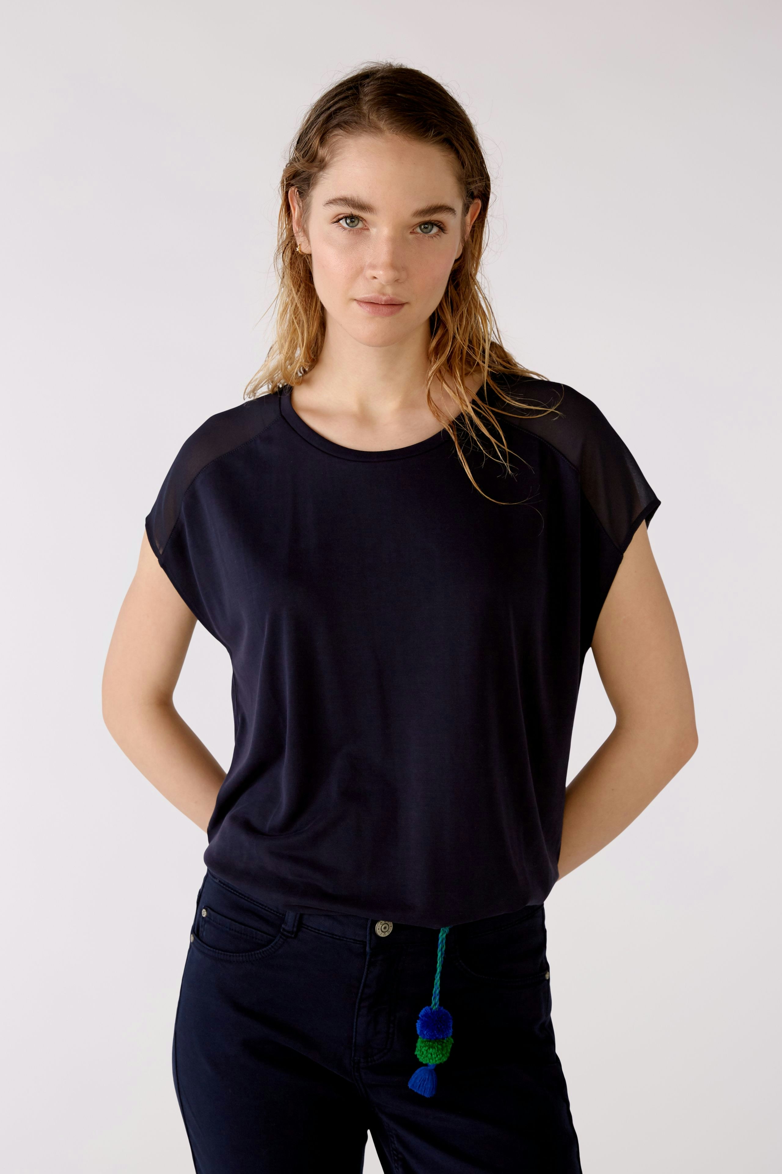 Bild 3 von T-shirt - darkblue in darkblue | Oui