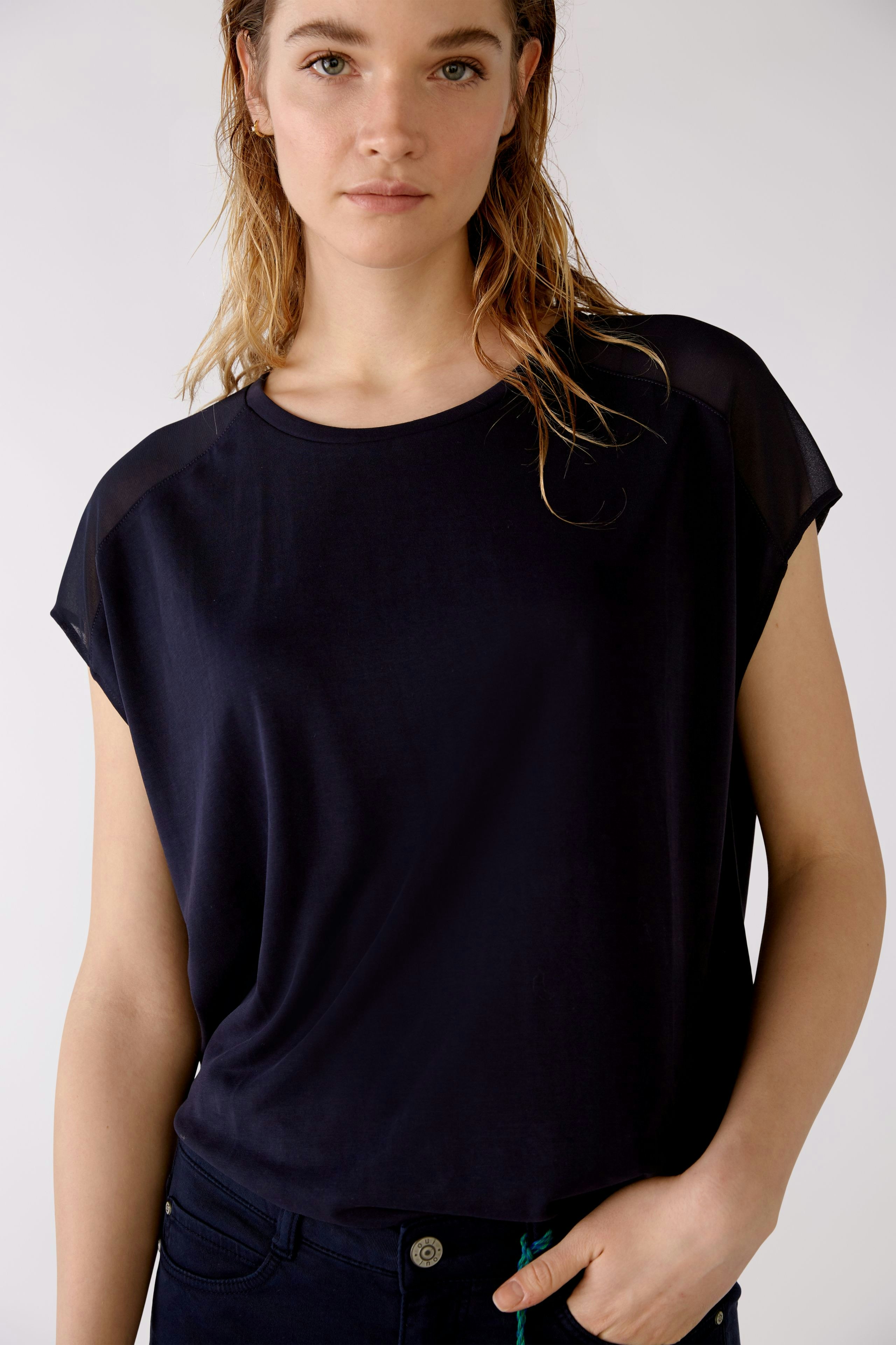 Bild 5 von T-shirt - darkblue in darkblue | Oui
