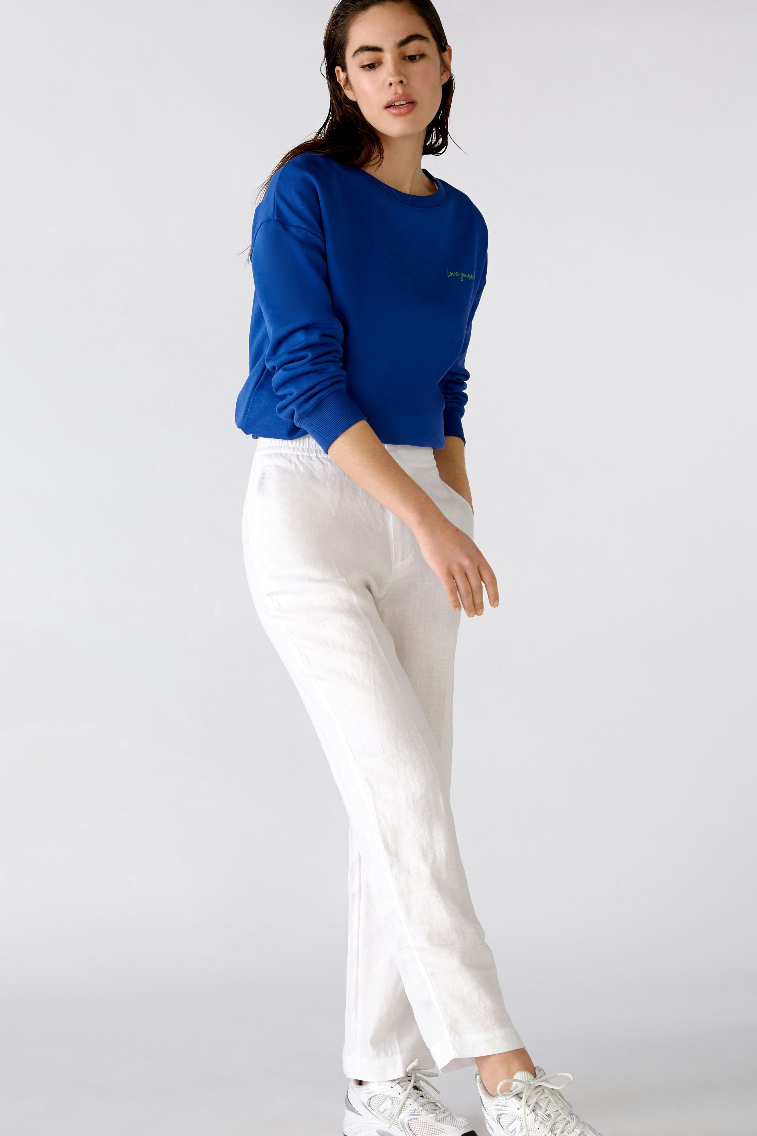 Bild 1 von Leinenhose - optic white in optic white | Oui