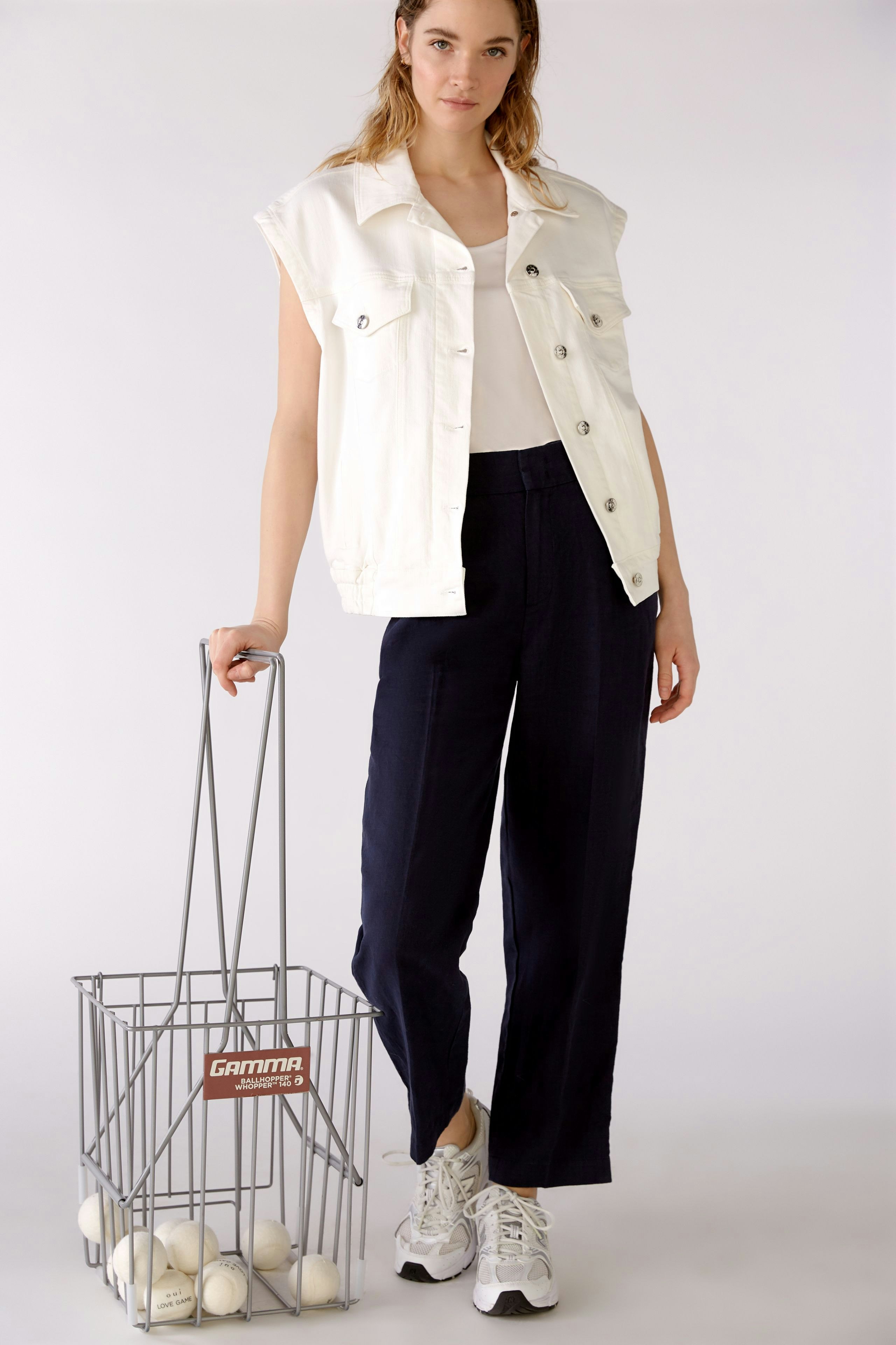 Bild 1 von Linen trousers - darkblue in darkblue | Oui