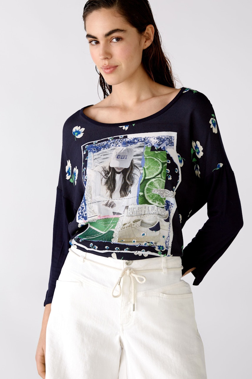 Bild 5 von Blusenshirt - light blue white in light blue white | Oui