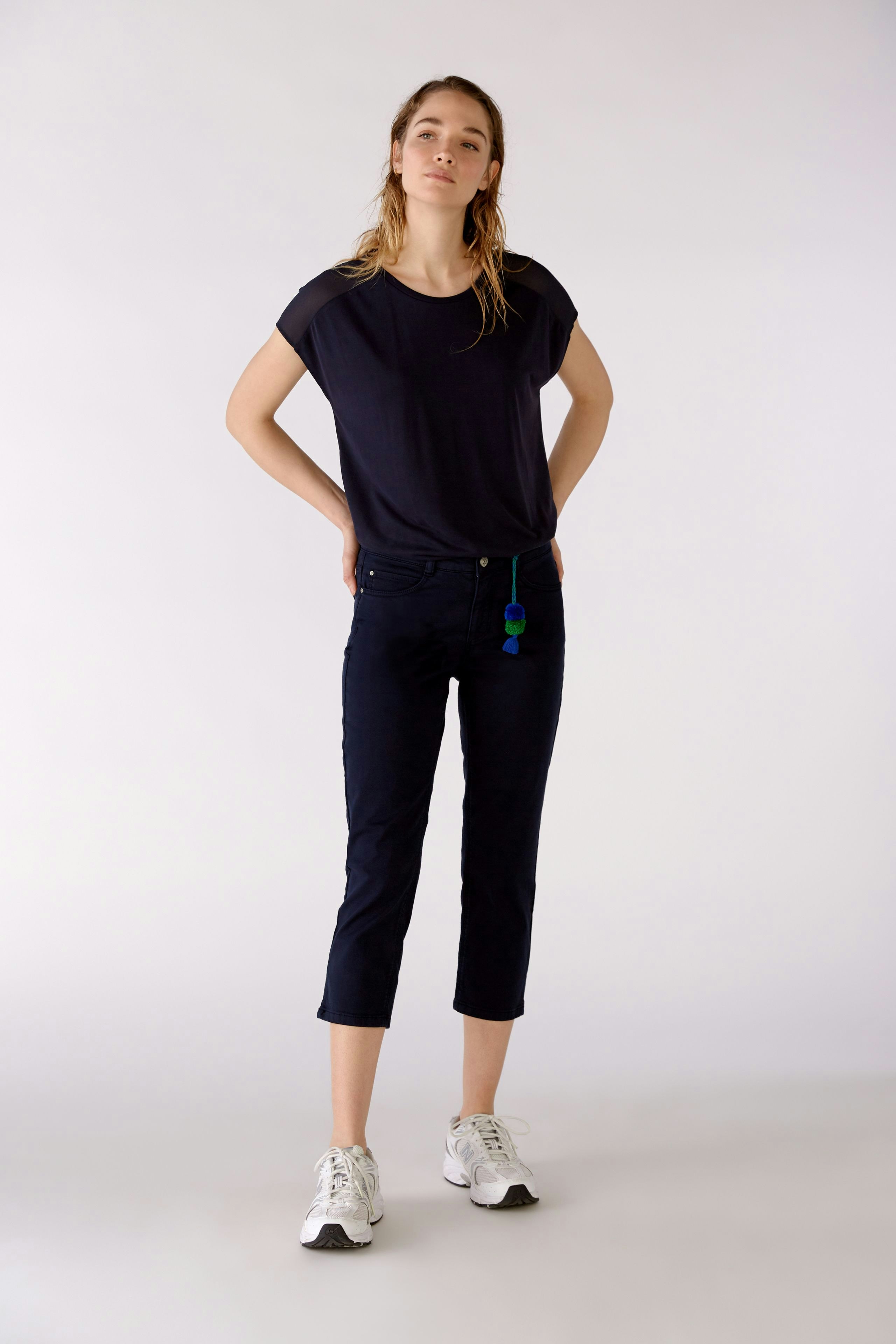 Bild 2 von Caprihose - darkblue in darkblue | Oui