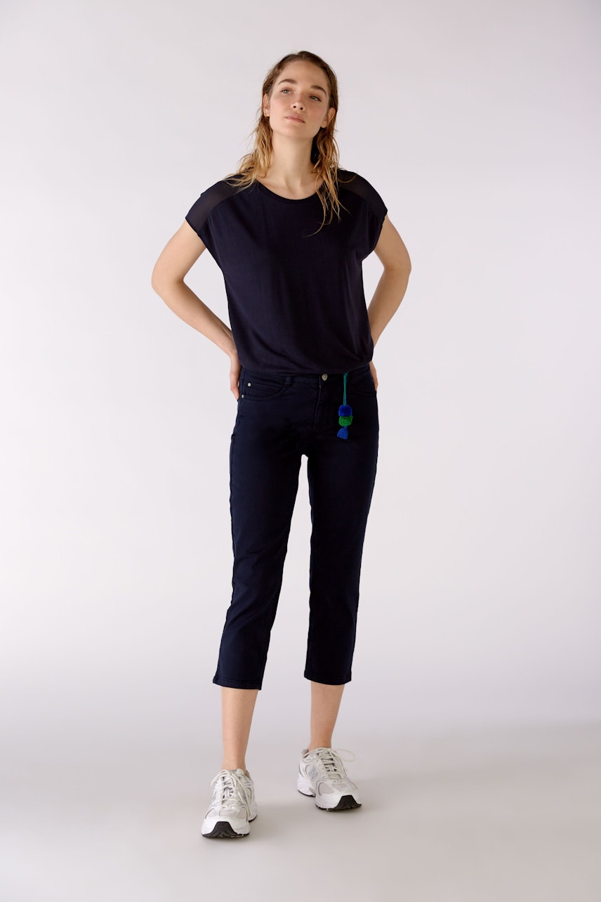 Bild 2 von Capri pants - darkblue in darkblue | Oui