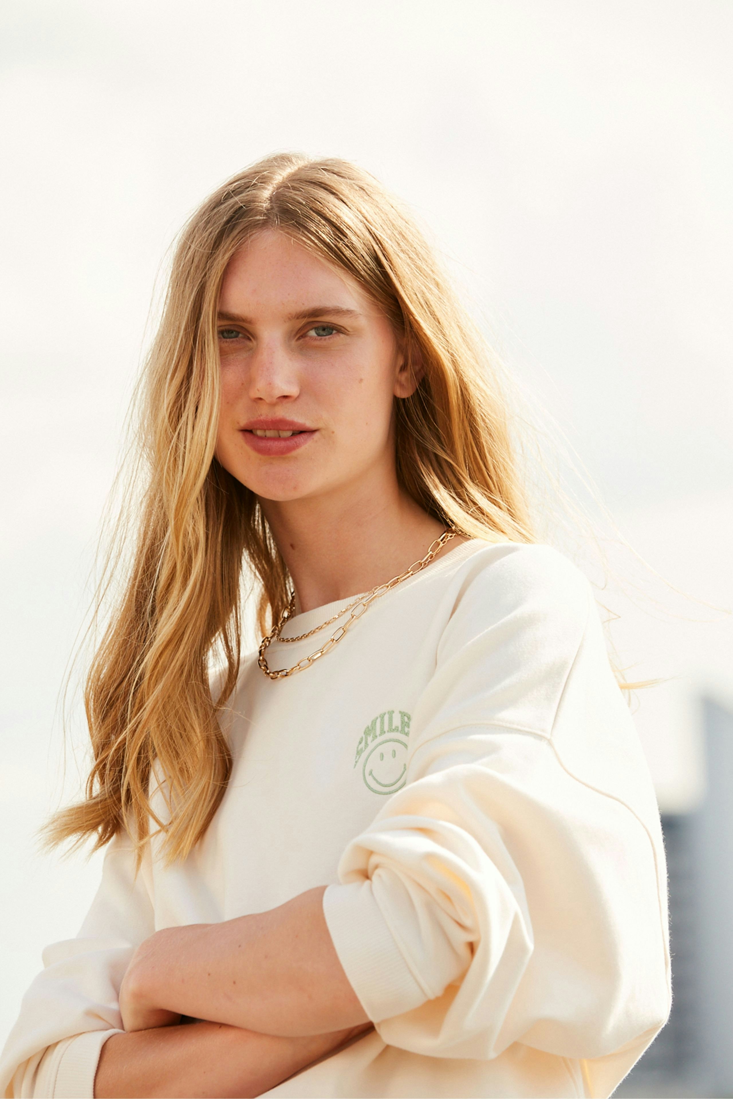 Bild 1 von Sweatshirt - cloud dancer in cloud dancer | Oui