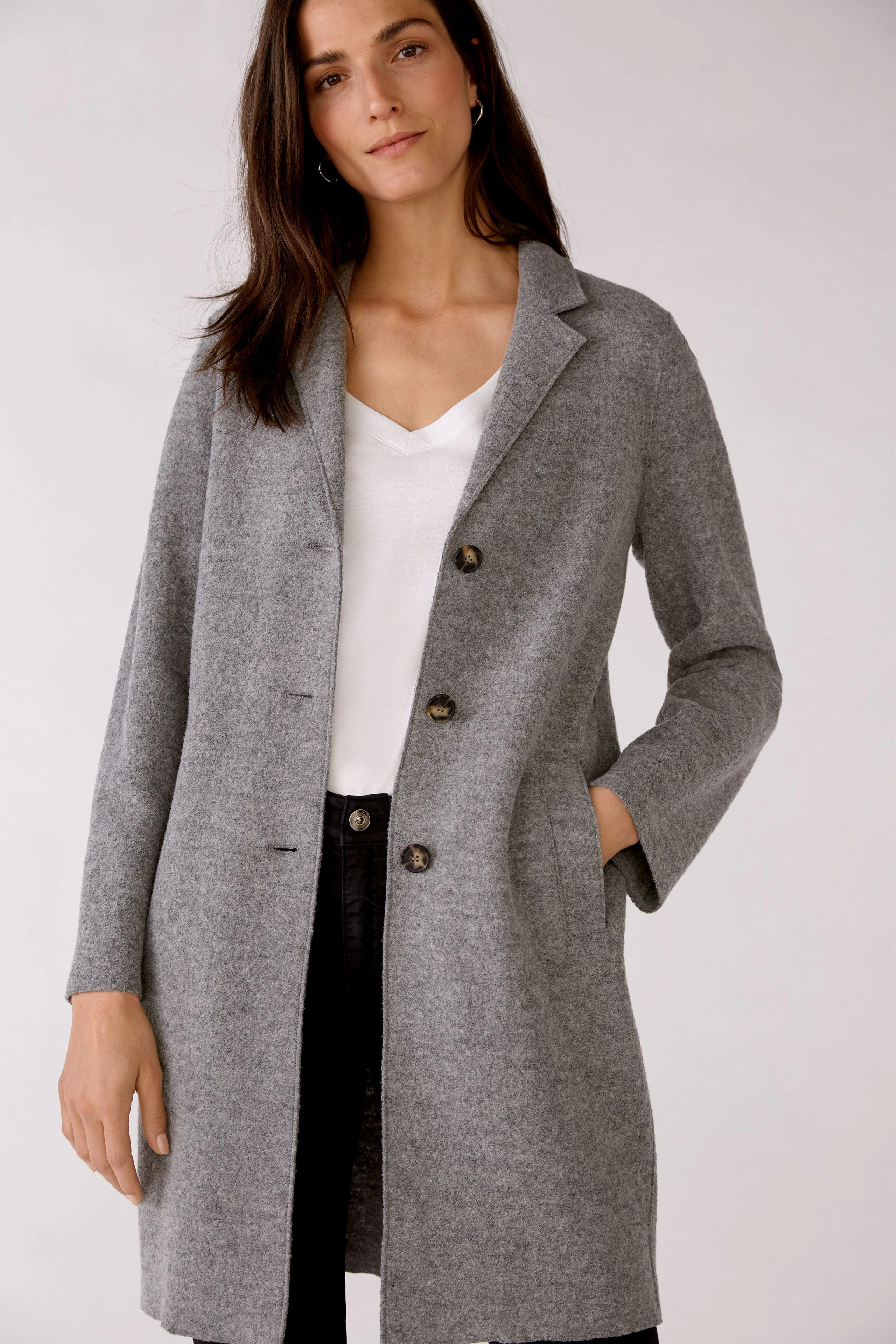 Image 6 of MAYSON Coat - grey in grey | Oui