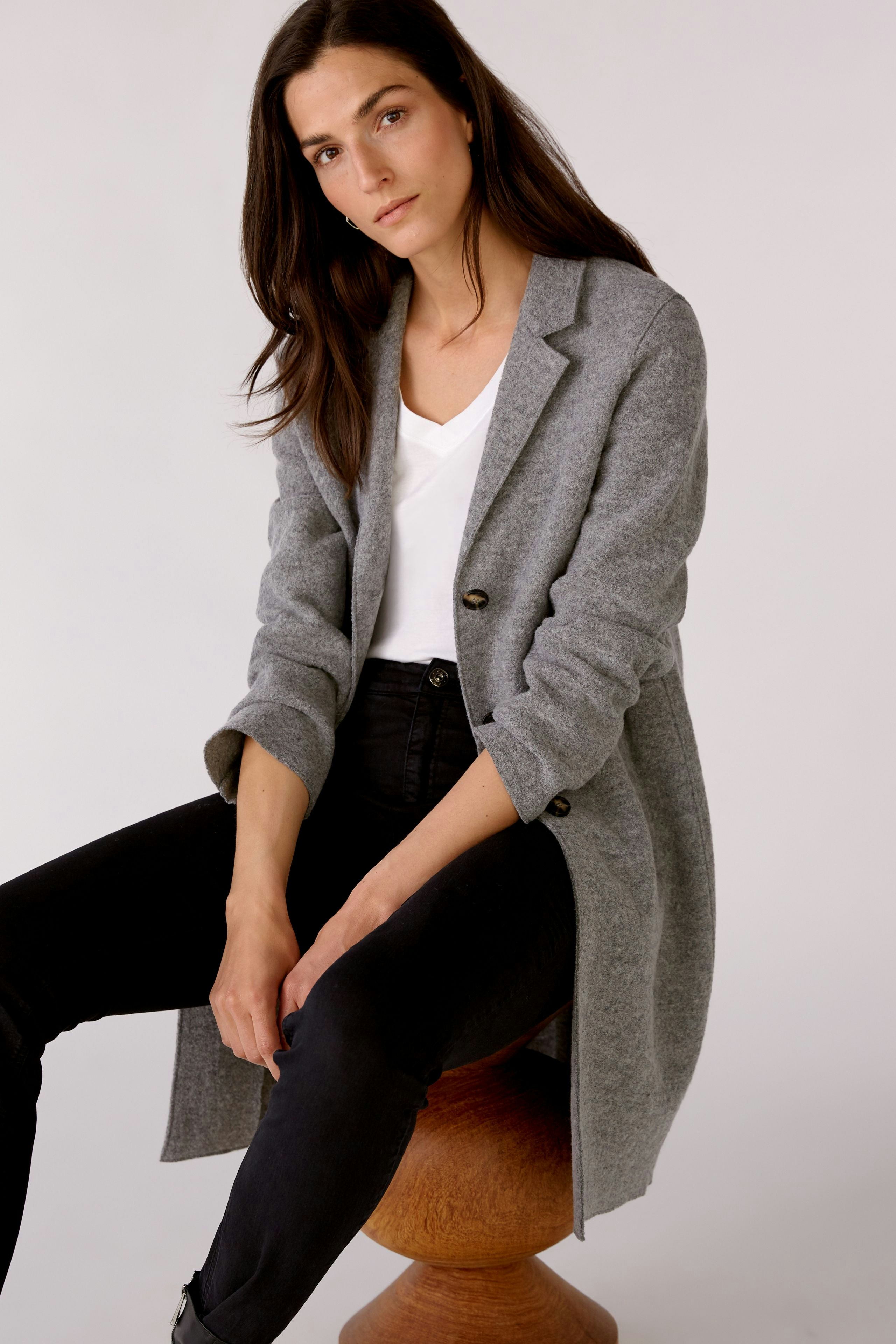 Bild 7 von MAYSON Mantel - grey in grey | Oui