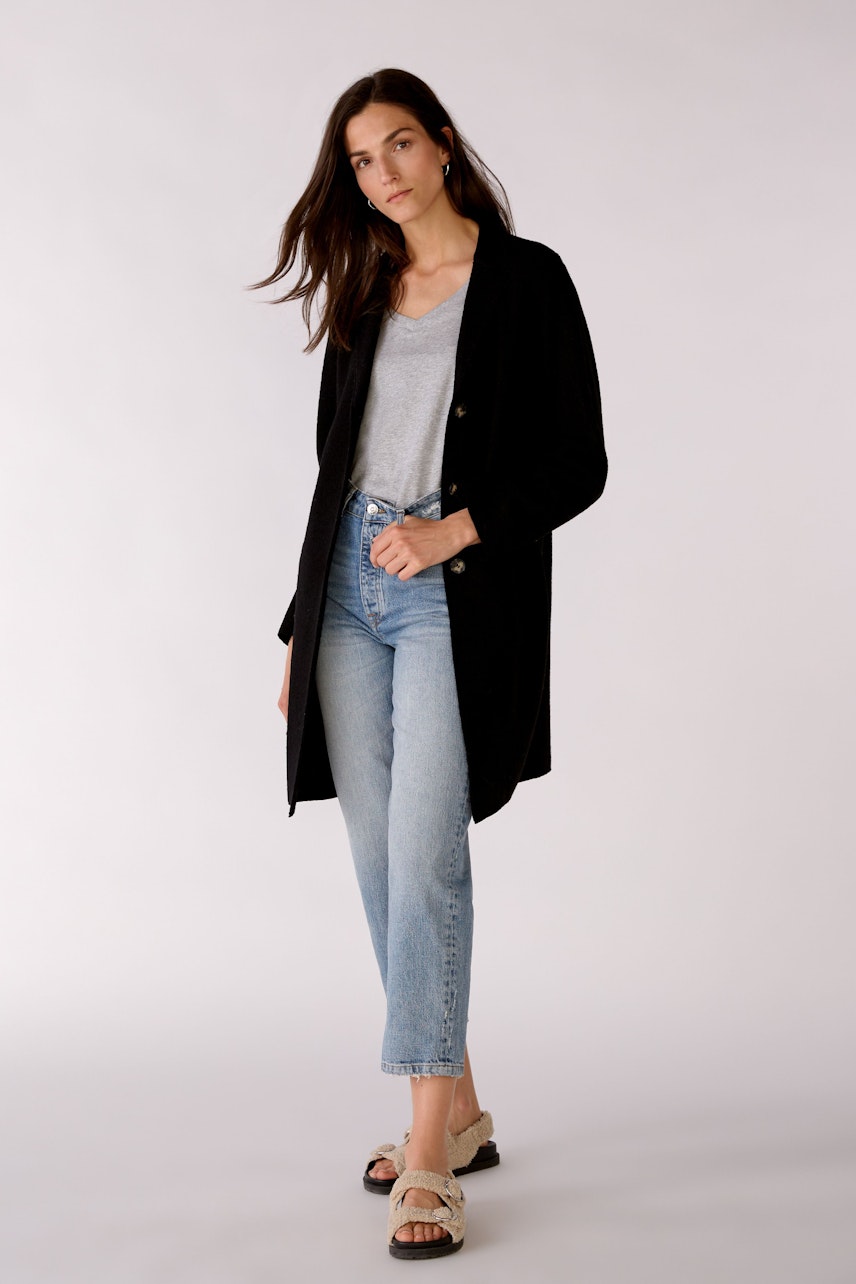 Bild 2 von MAYSON Mantel - black in black | Oui