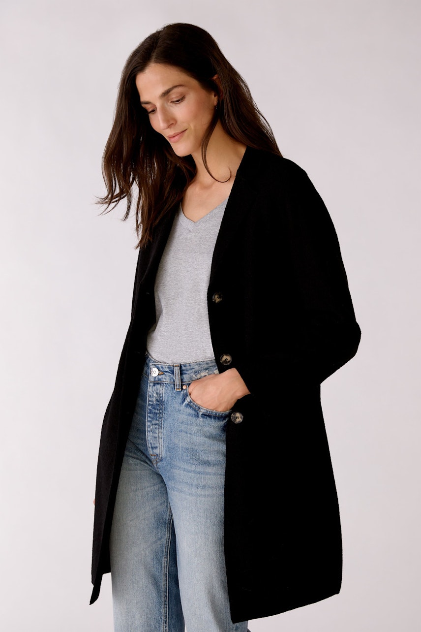 Bild 3 von MAYSON Mantel - black in black | Oui