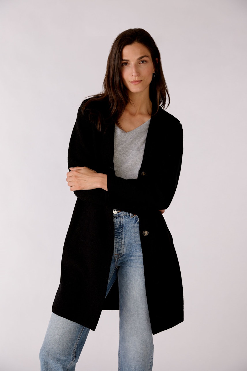 Bild 6 von MAYSON Mantel - black in black | Oui