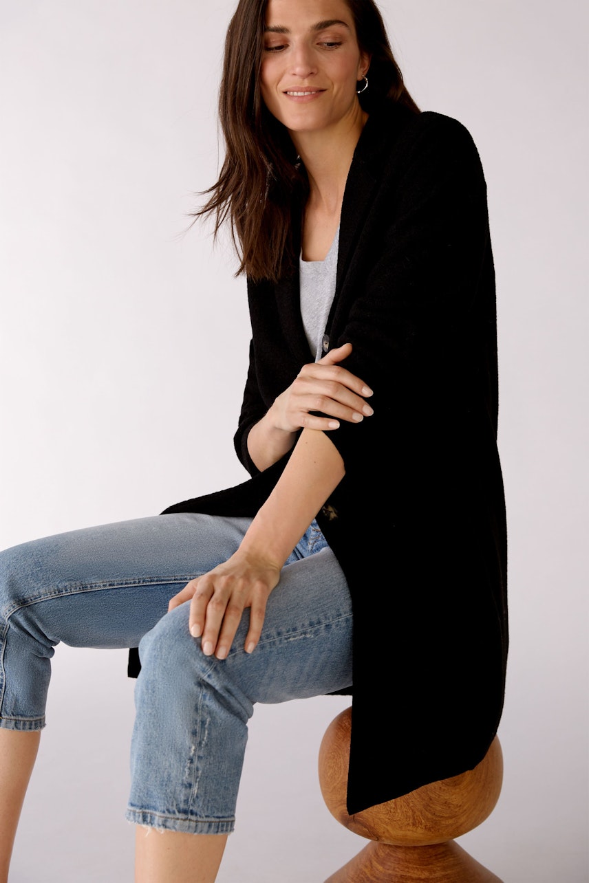 Bild 7 von MAYSON Mantel - black in black | Oui