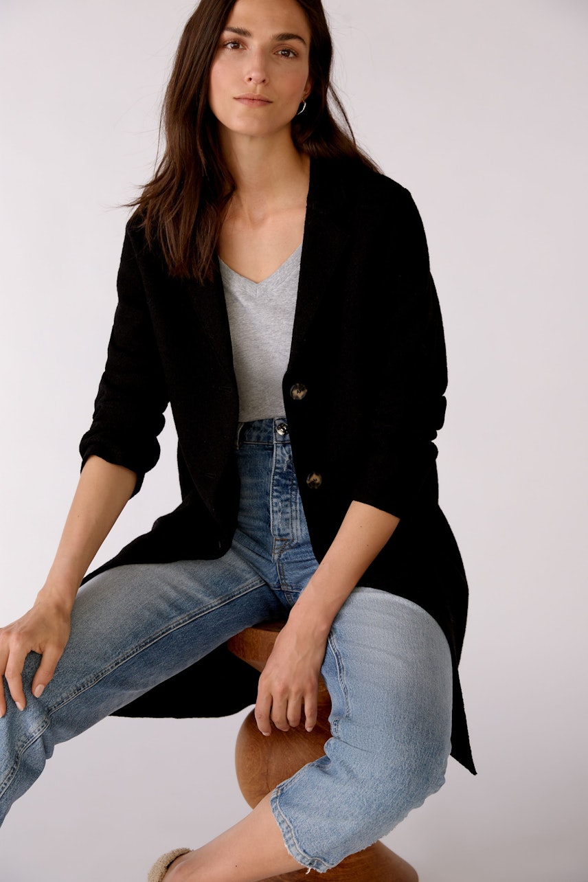 Bild 1 von MAYSON Mantel - black in black | Oui