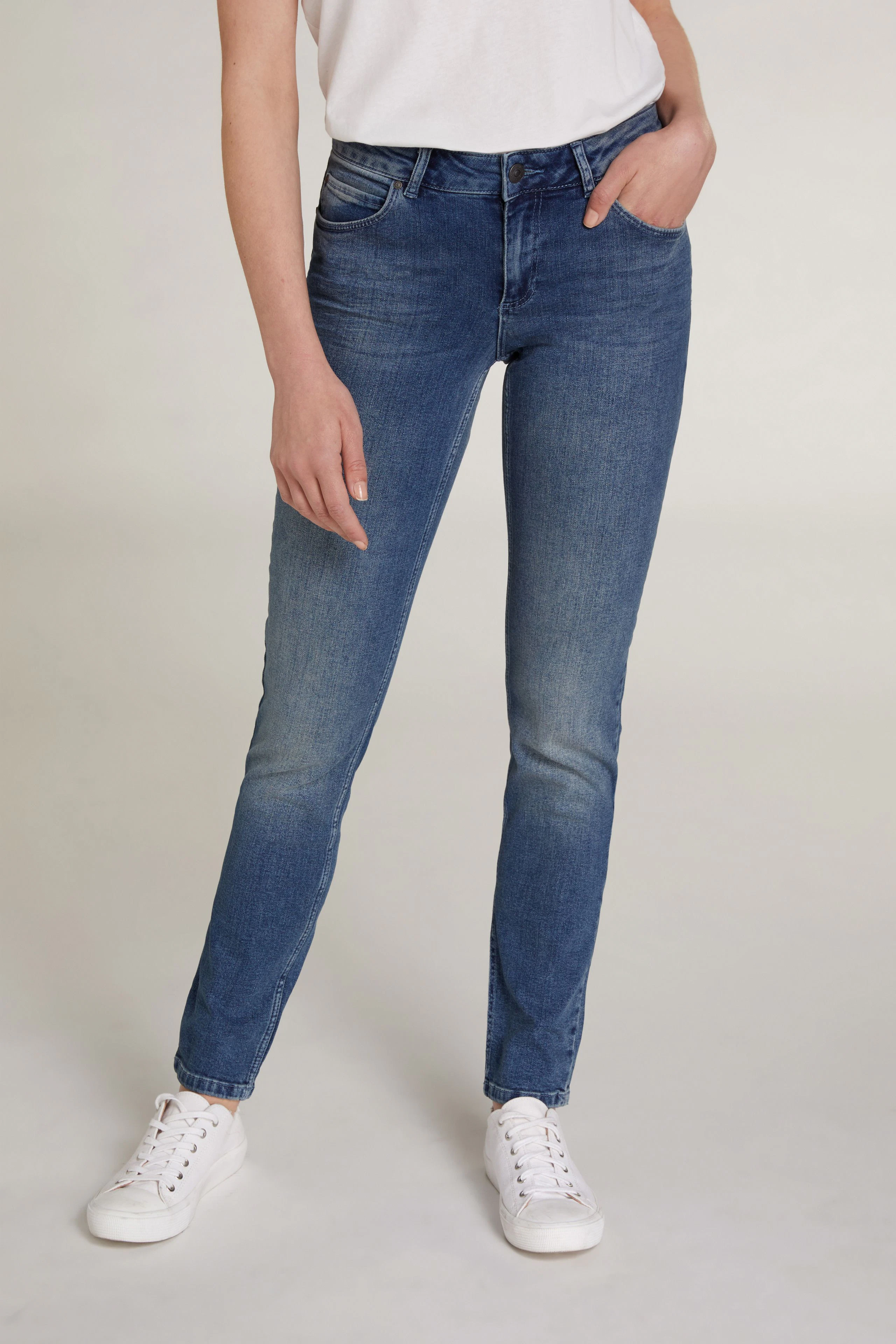 Bild 2 von Baxtor Jeggings - darkblue denim in darkblue denim | Oui