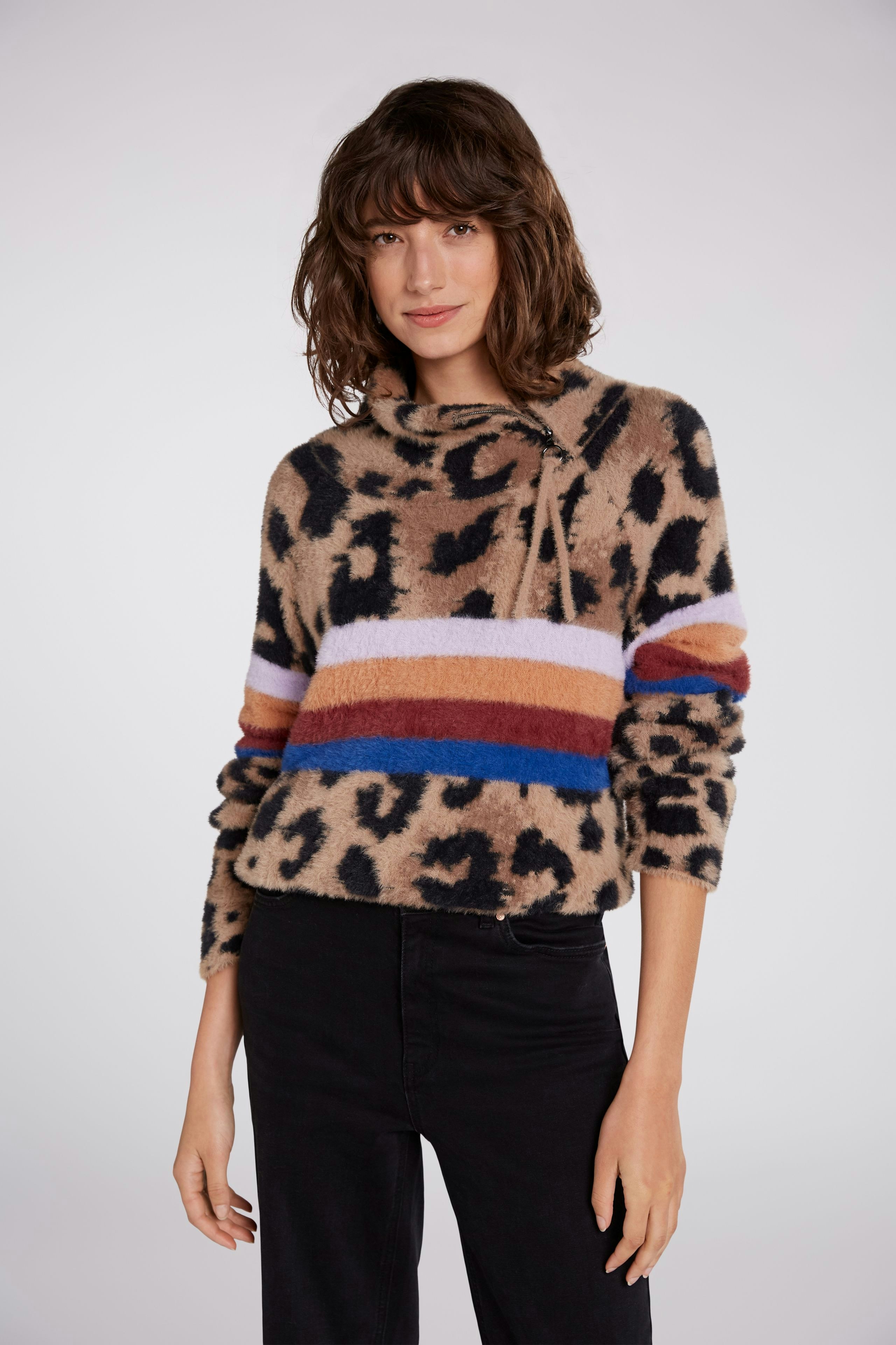 Bild 3 von pullover - dark camel black in dark camel black | Oui