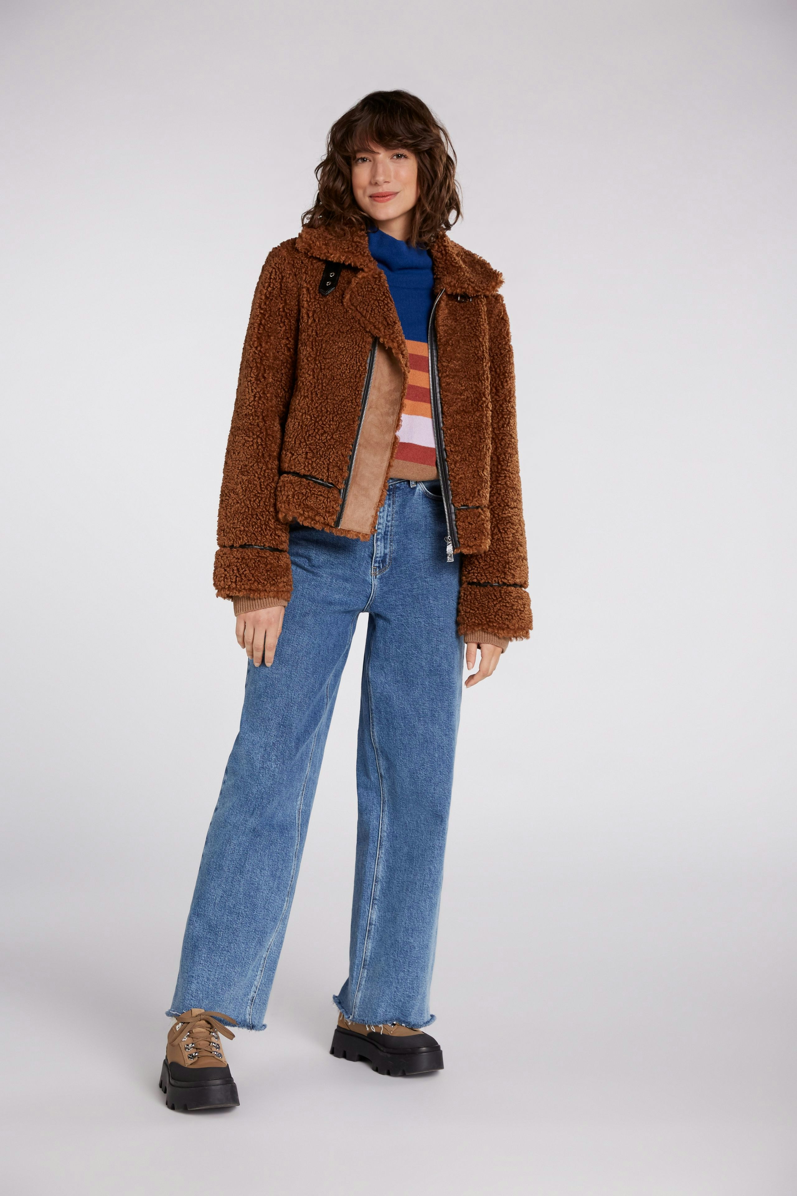 Bild 1 von Pullover - dark camel blue in dark camel blue | Oui