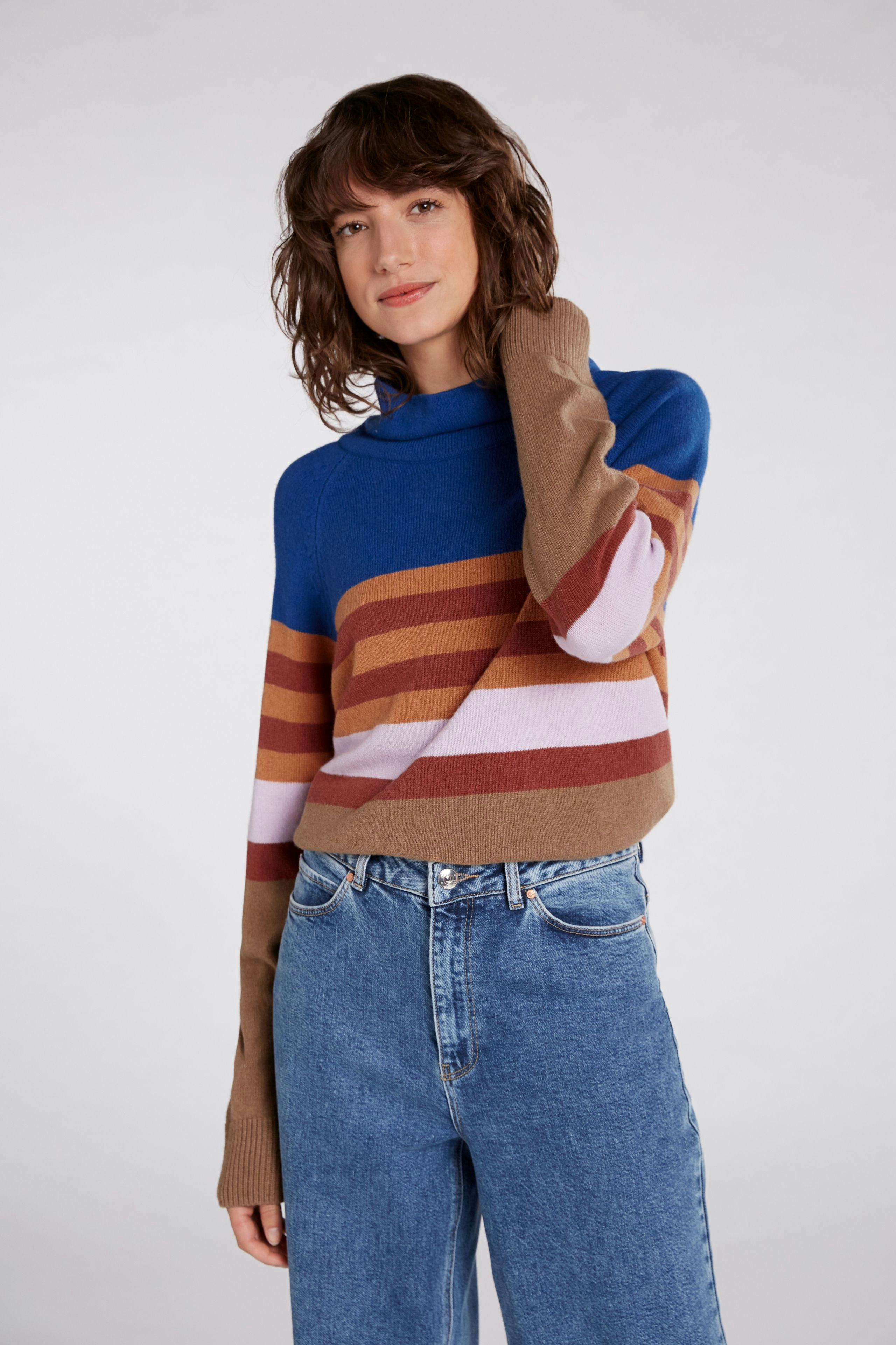 Bild 2 von Pullover - dark camel blue in dark camel blue | Oui