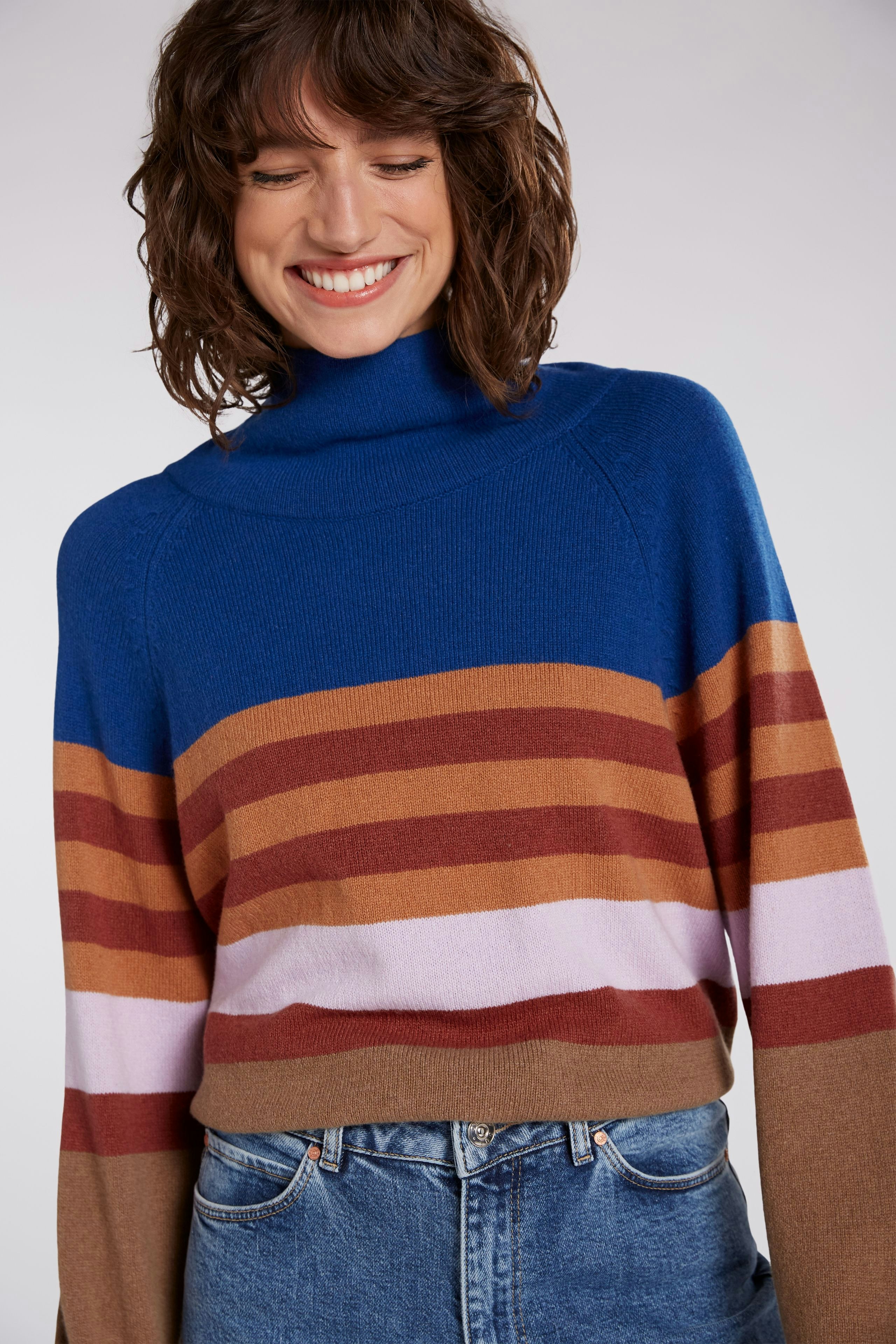 Bild 5 von Pullover - dark camel blue in dark camel blue | Oui