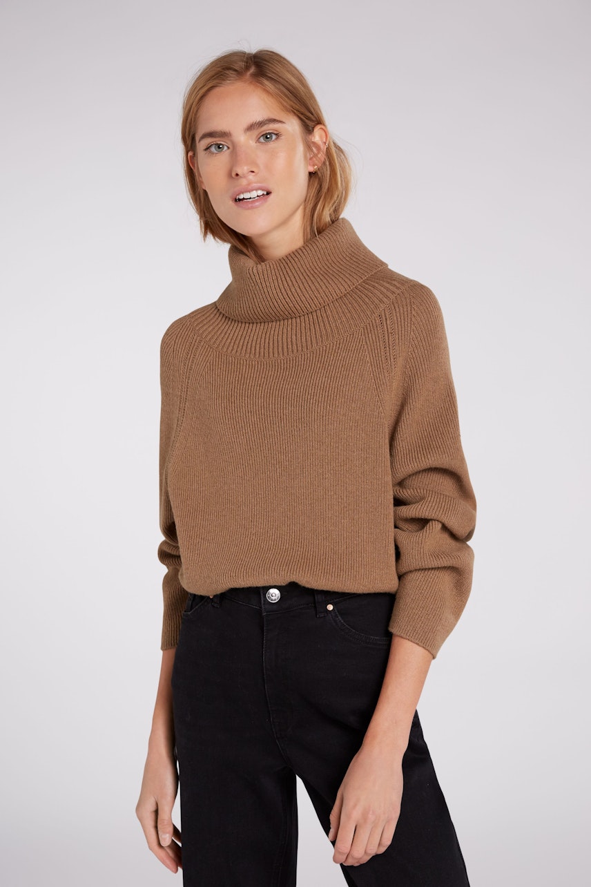 Bild 2 von Pullover - dark camel in dark camel | Oui