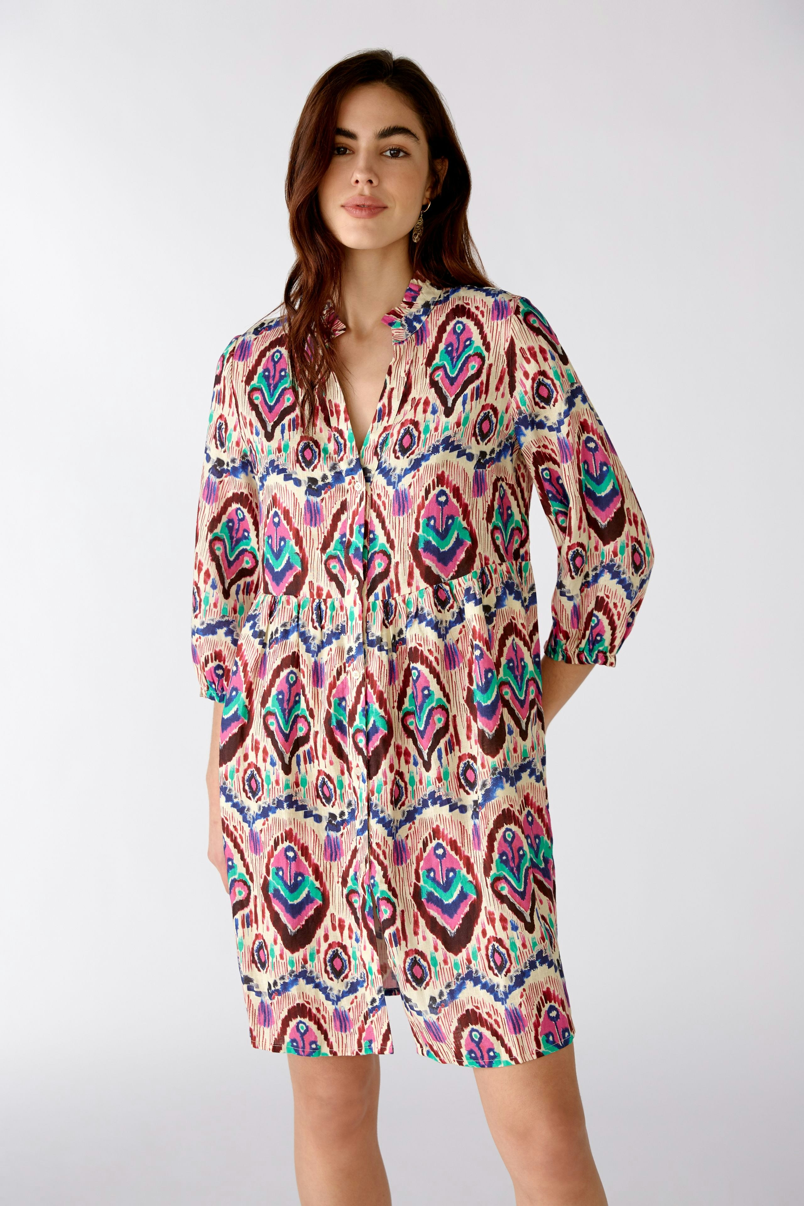 Bild 3 von Linen dress - pink rose in pink rose | Oui