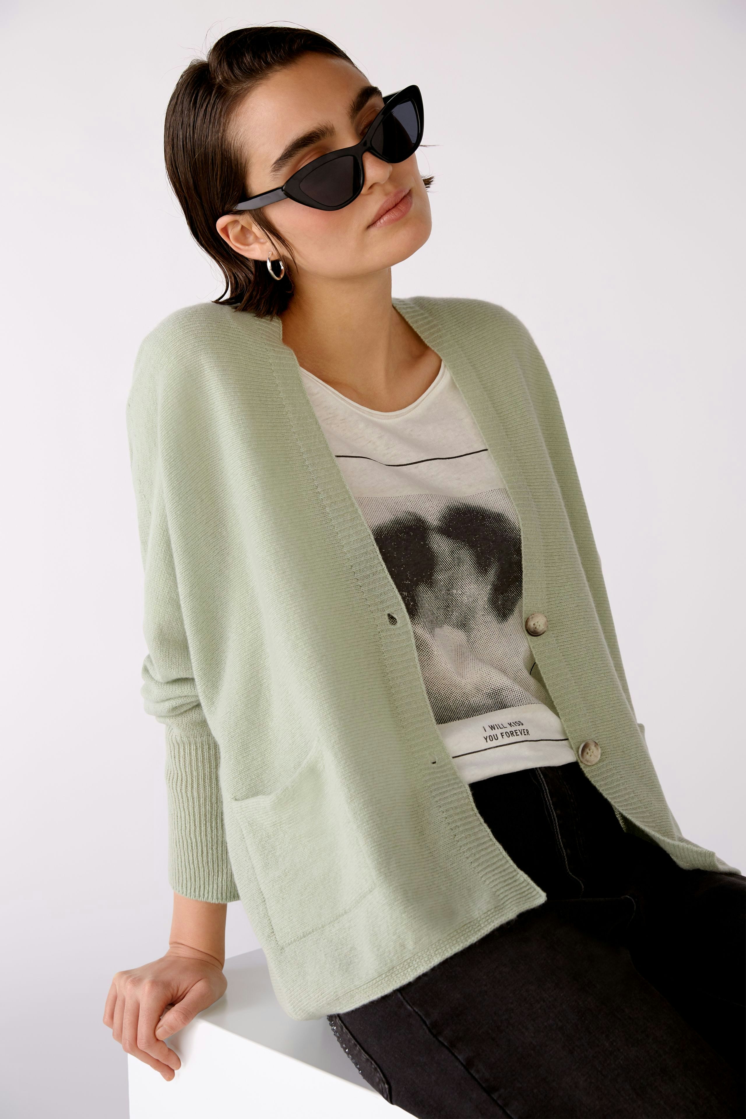 Bild 1 von Cardigan - salvia in salvia | Oui