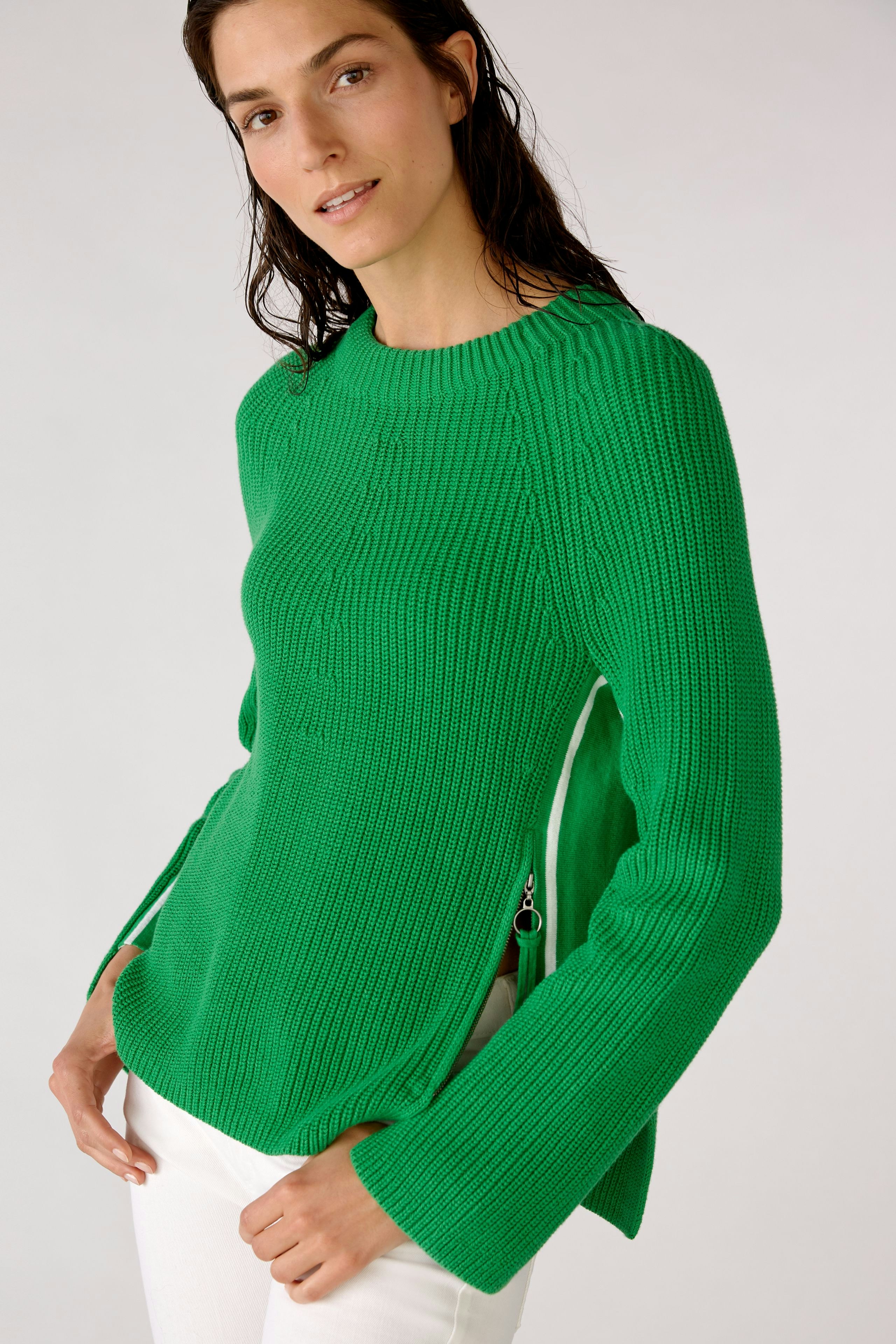 Bild 7 von RUBI Pullover - green white in green white | Oui