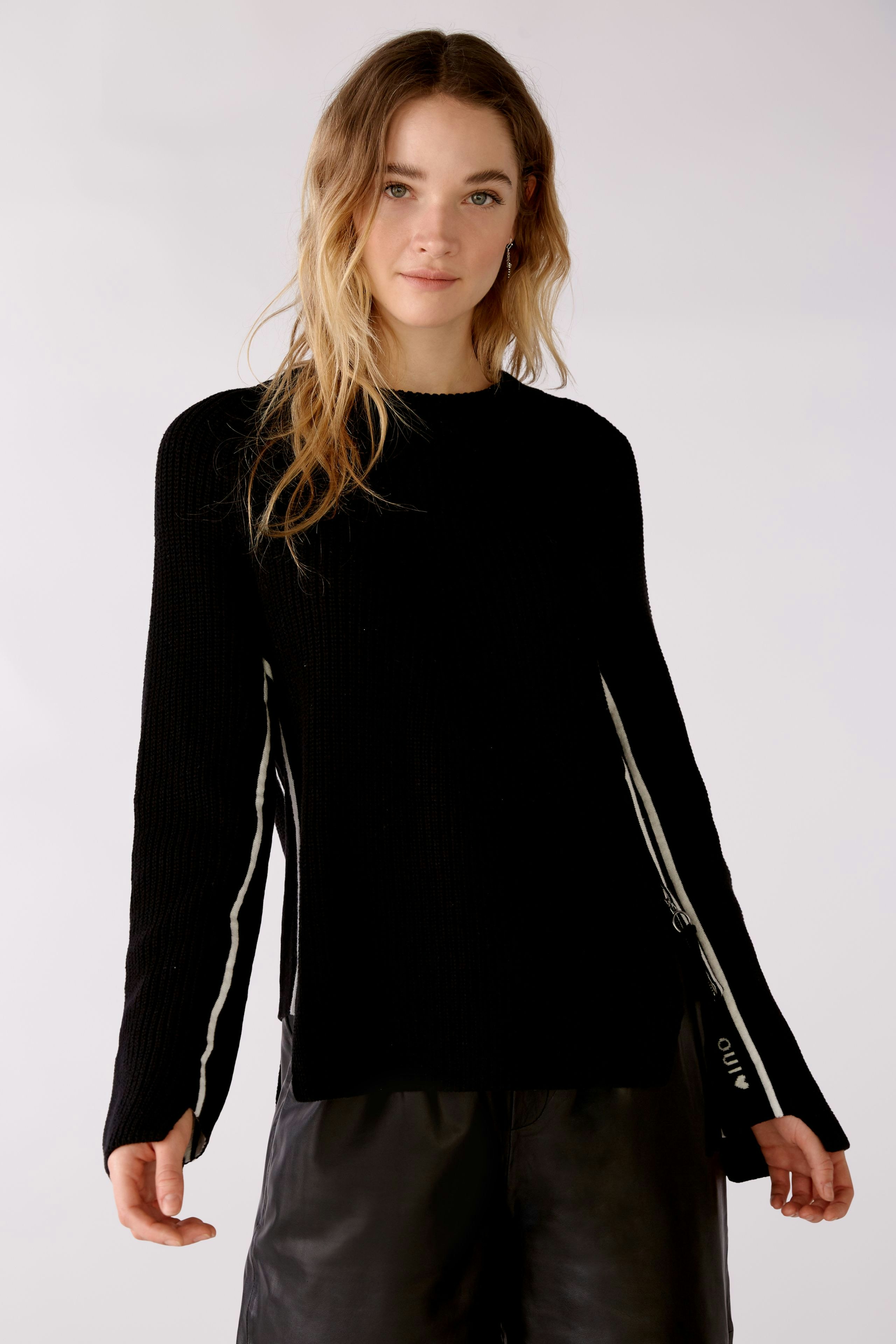 Bild 3 von RUBI Pullover - black offwhite in black offwhite | Oui