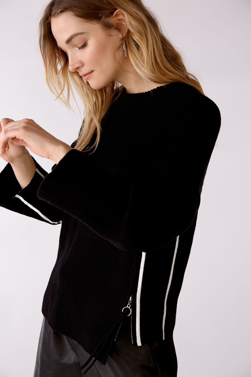 Bild 5 von RUBI Pullover - black offwhite in black offwhite | Oui