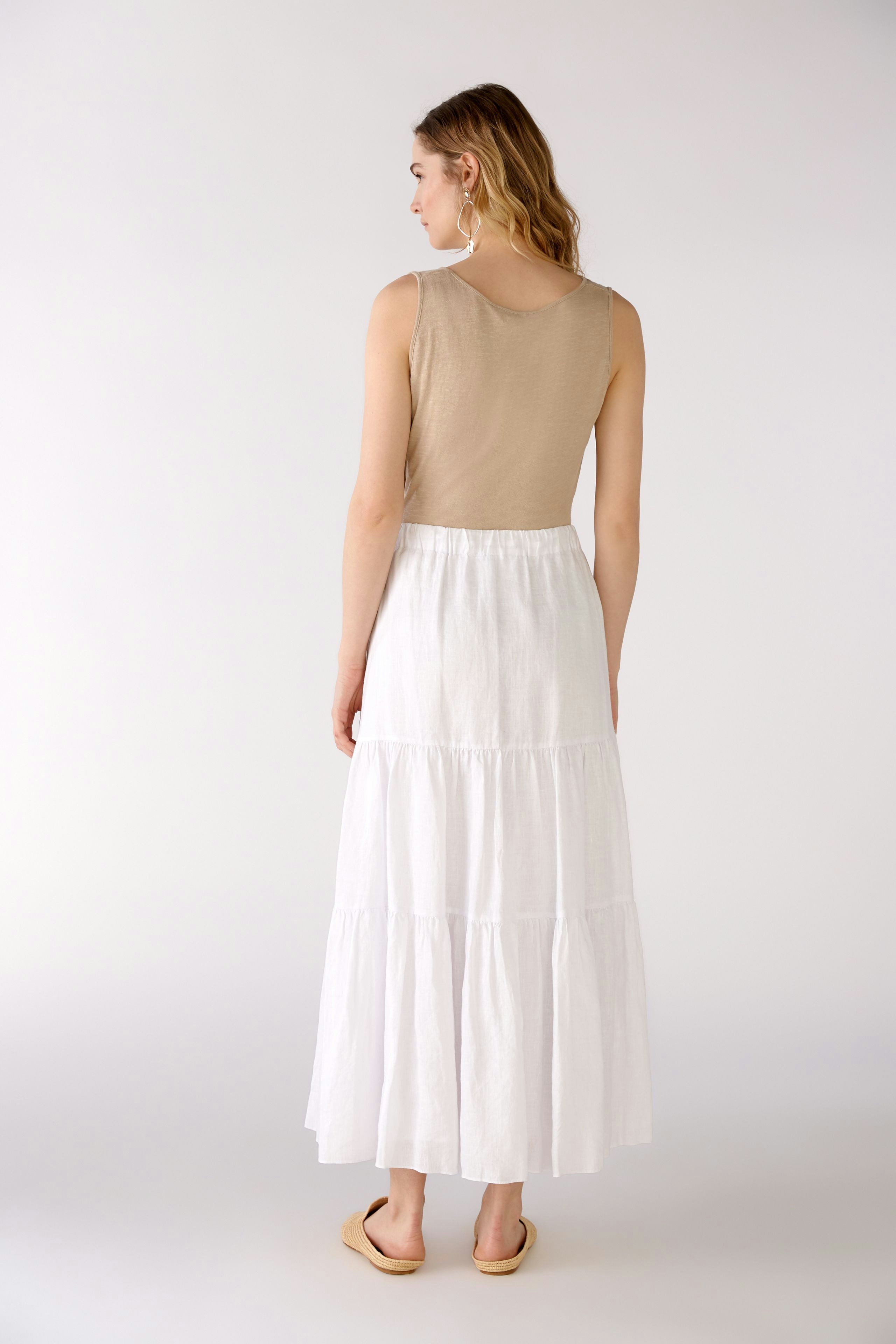 Bild 4 von Maxi skirt - optic white in optic white | Oui