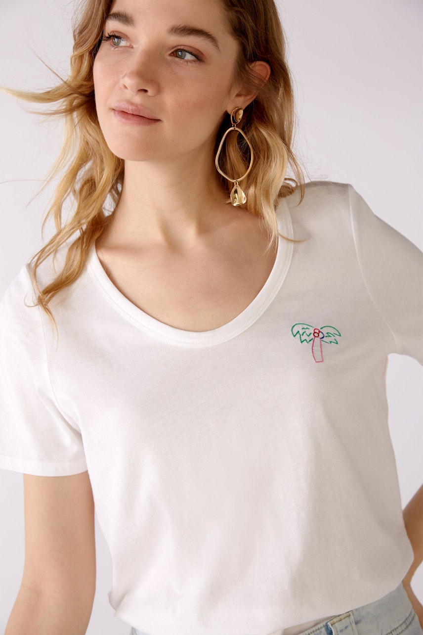 Bild 6 von T-Shirt - optic white in optic white | Oui