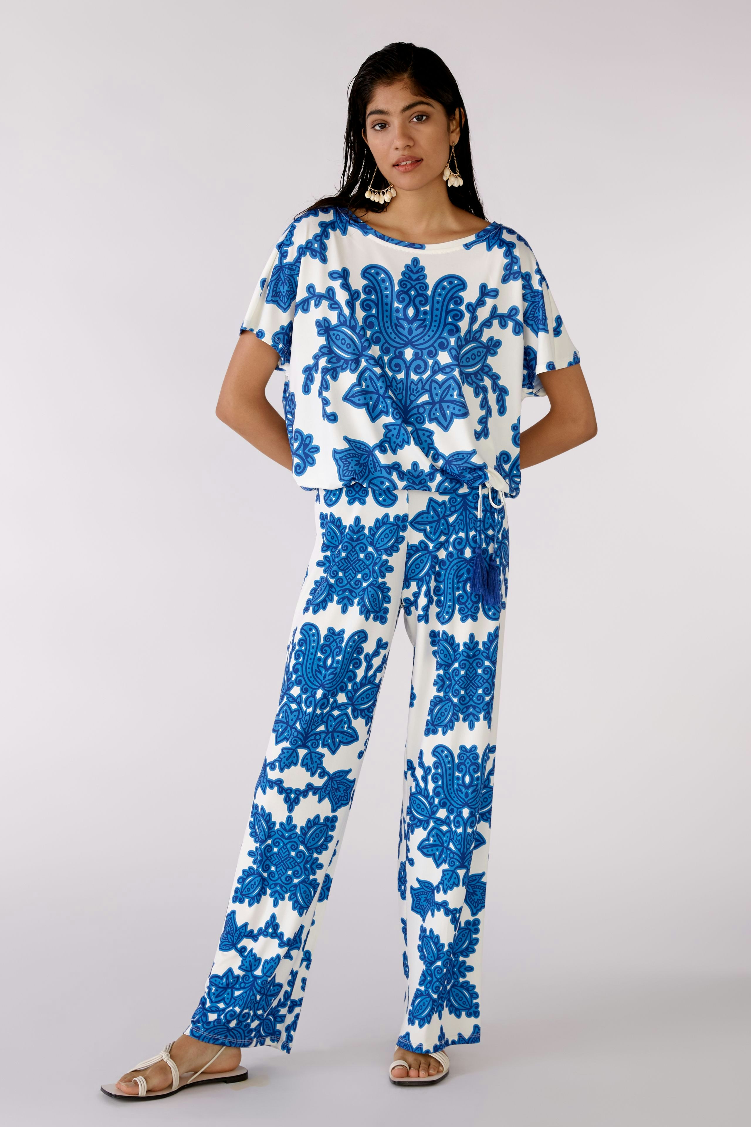 Bild 2 von Blusenshirt - white blue in white blue | Oui