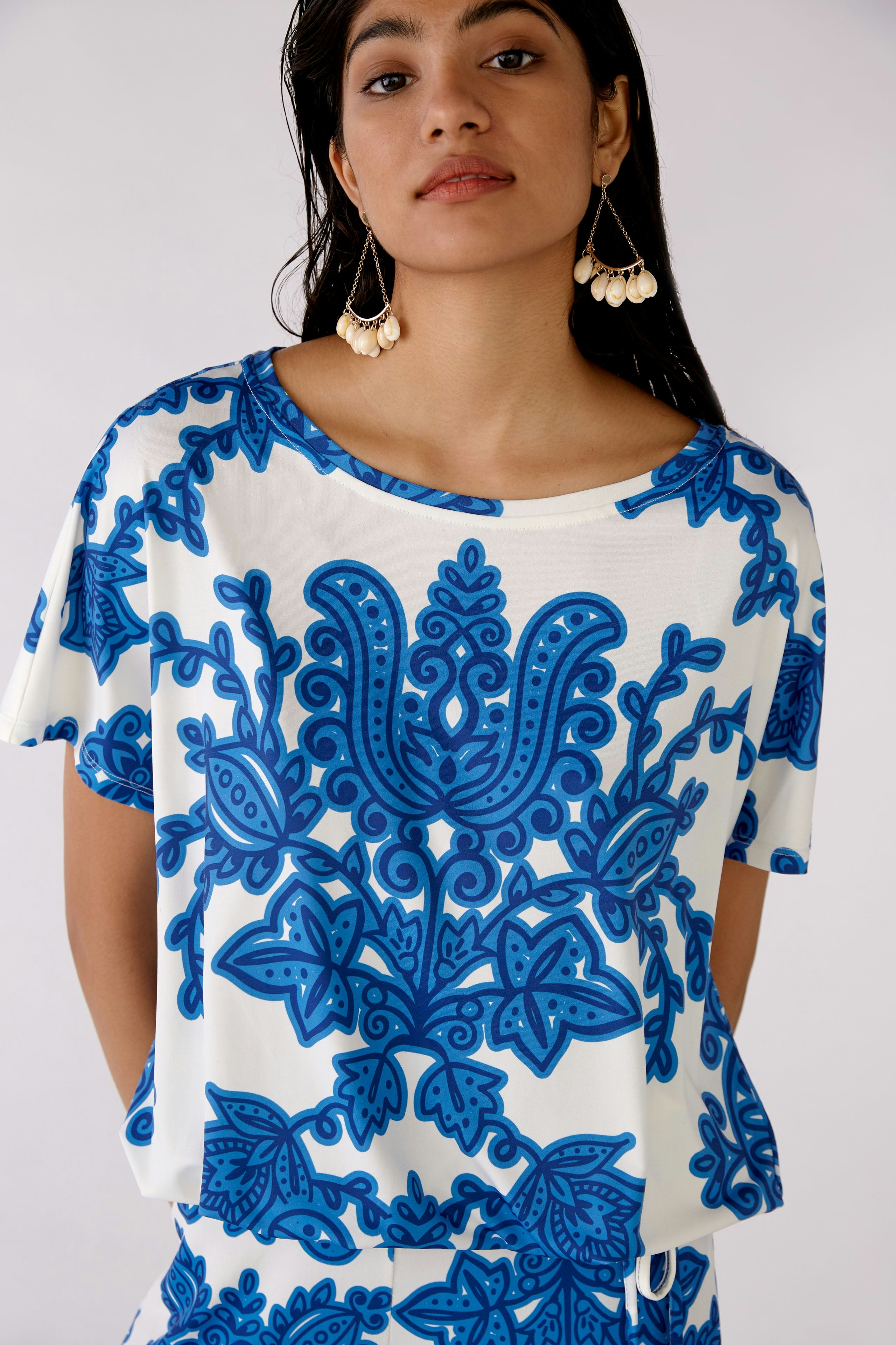 Bild 4 von Blusenshirt - white blue in white blue | Oui