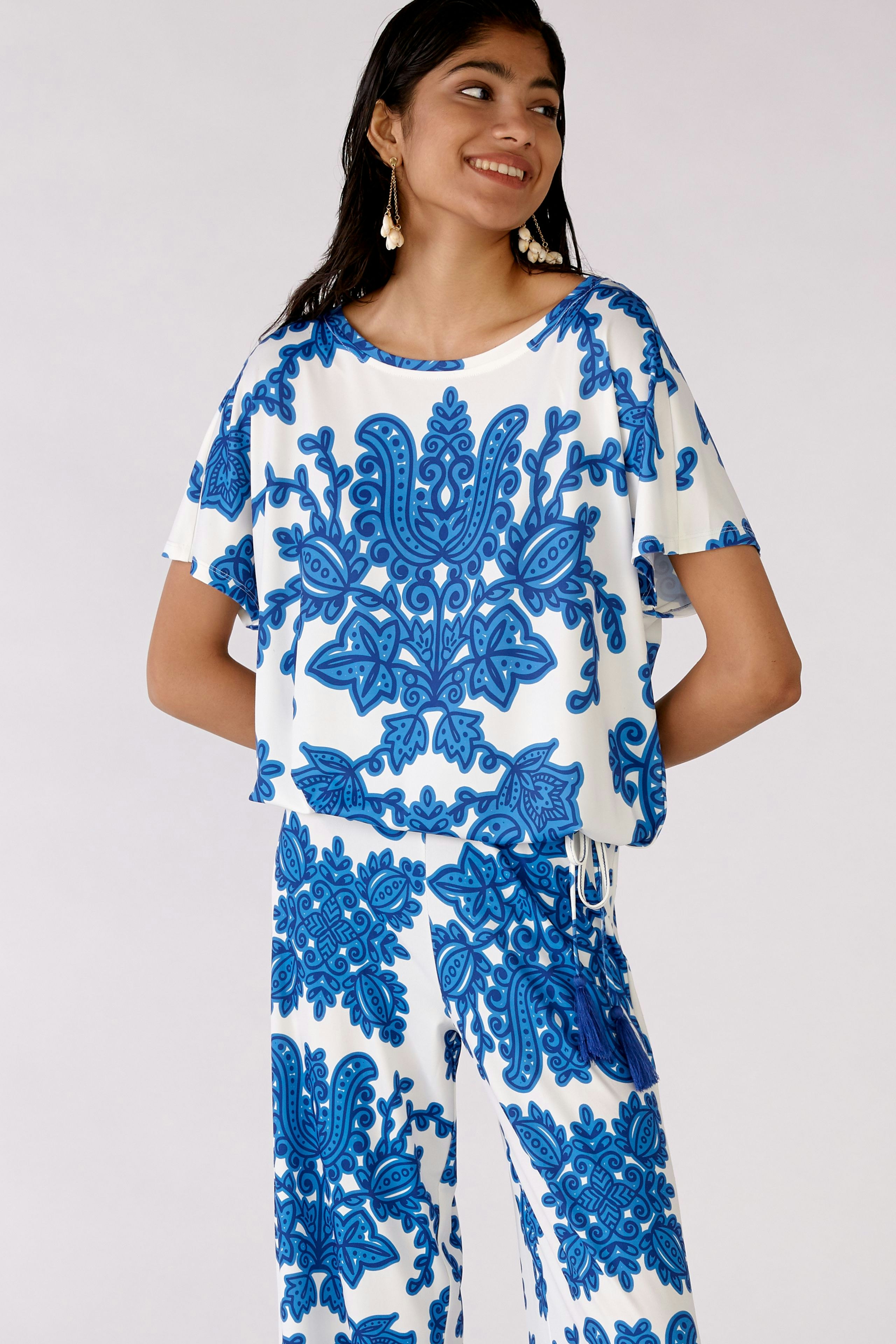 Bild 5 von Blusenshirt - white blue in white blue | Oui