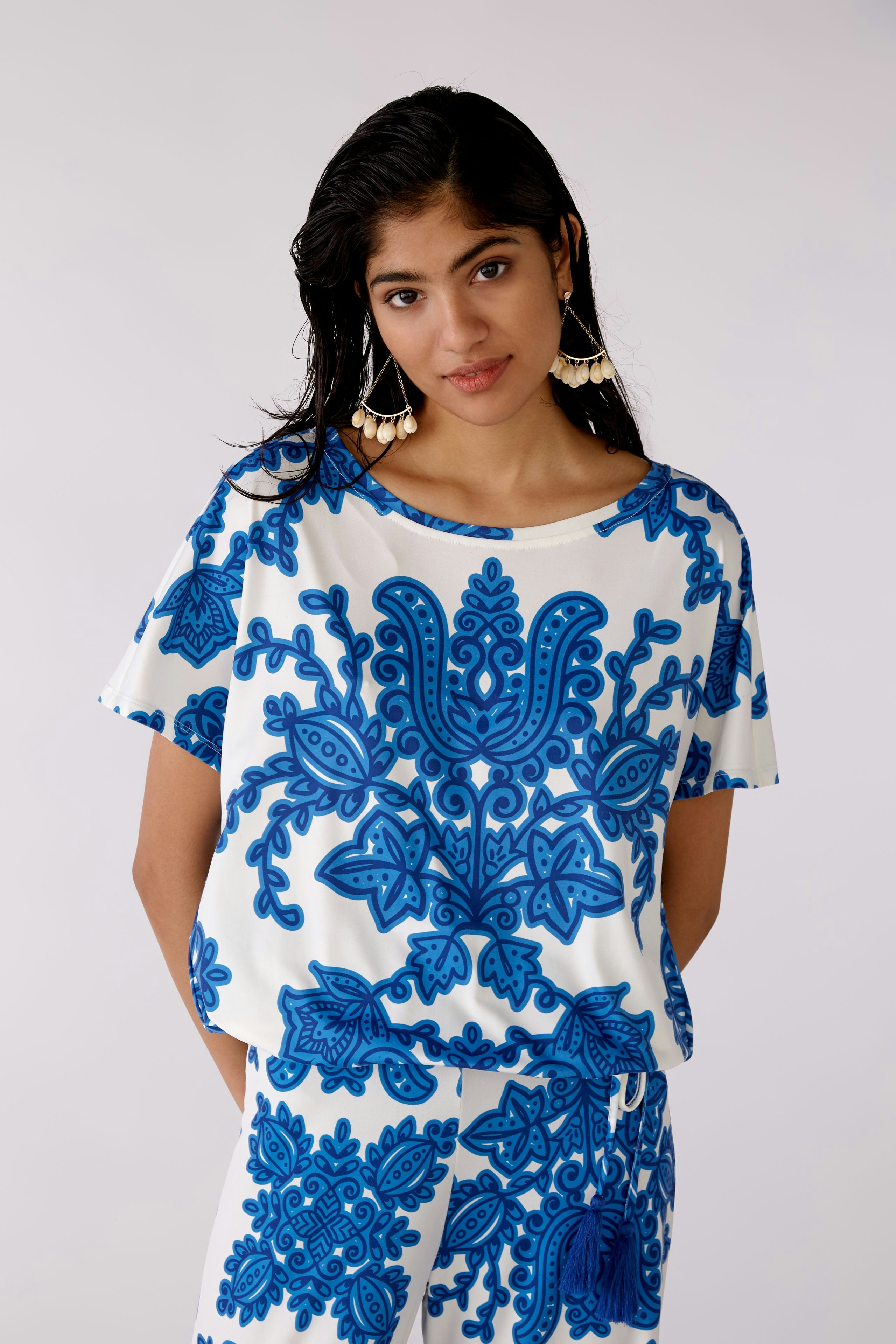 Bild 1 von Blusenshirt - white blue in white blue | Oui